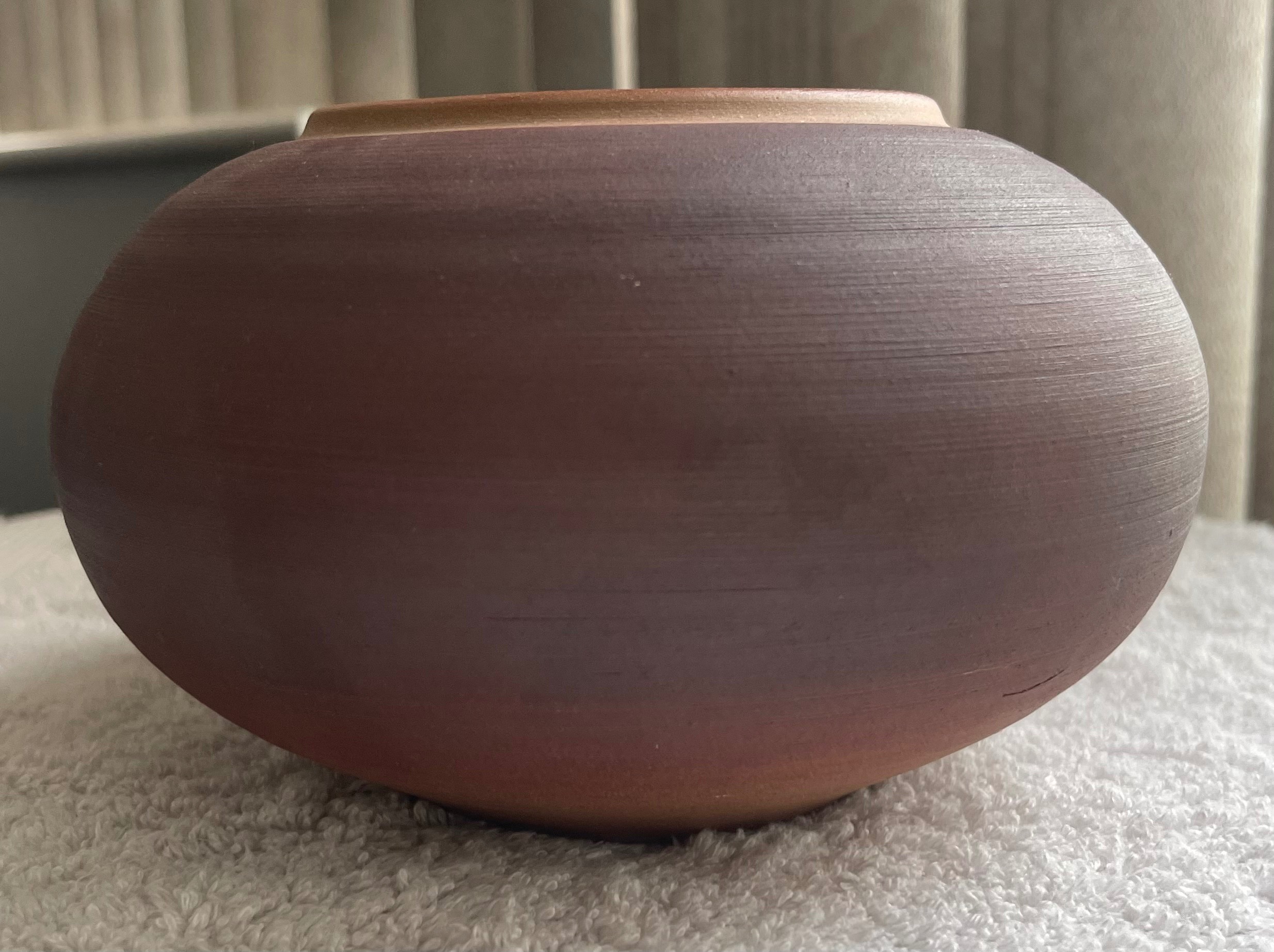 Ghita Levin Signed Wood-Fired Stoneware Bowl - photo 4