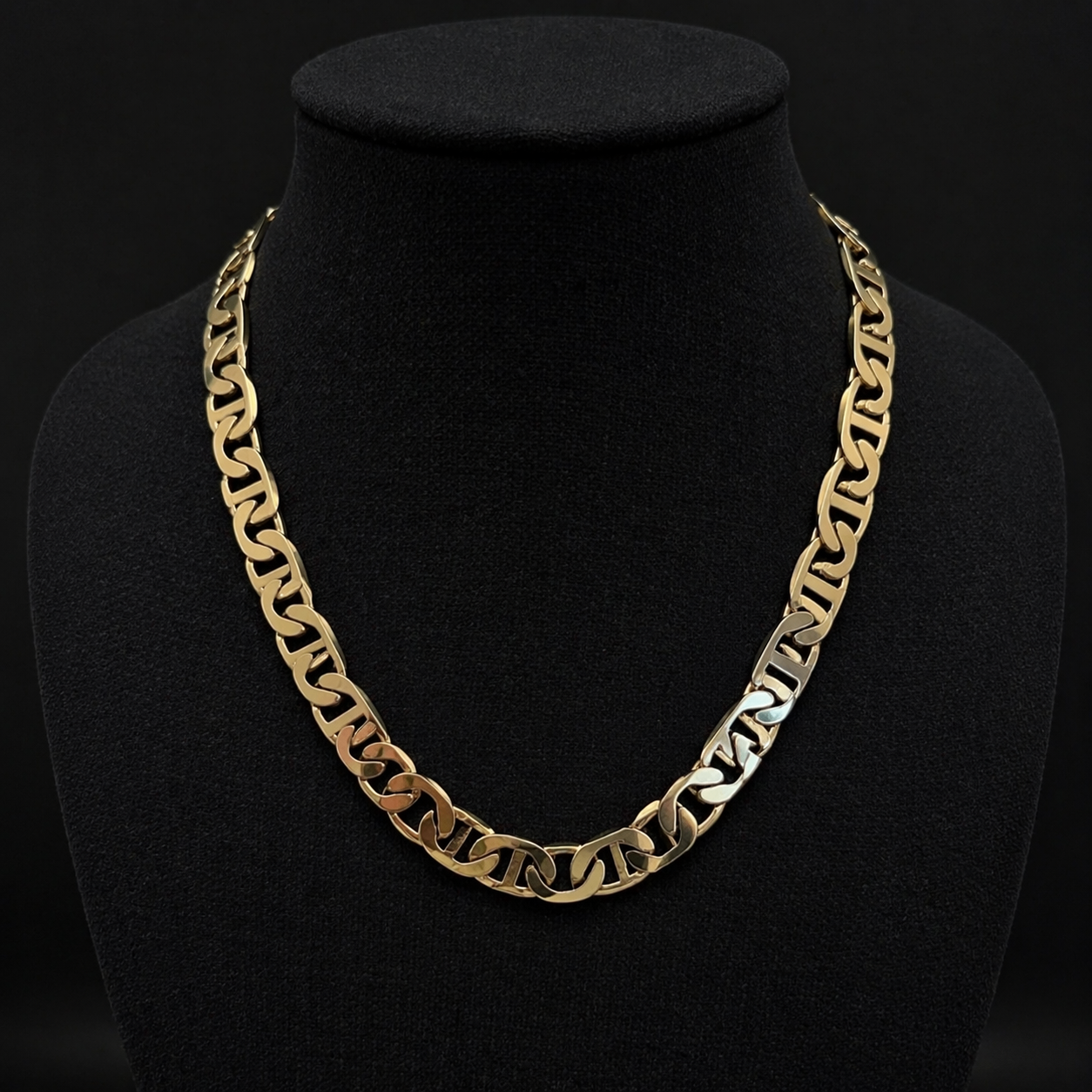 24K Gold Layered Thick Cuban Link Heavy Chain Necklace - photo 2