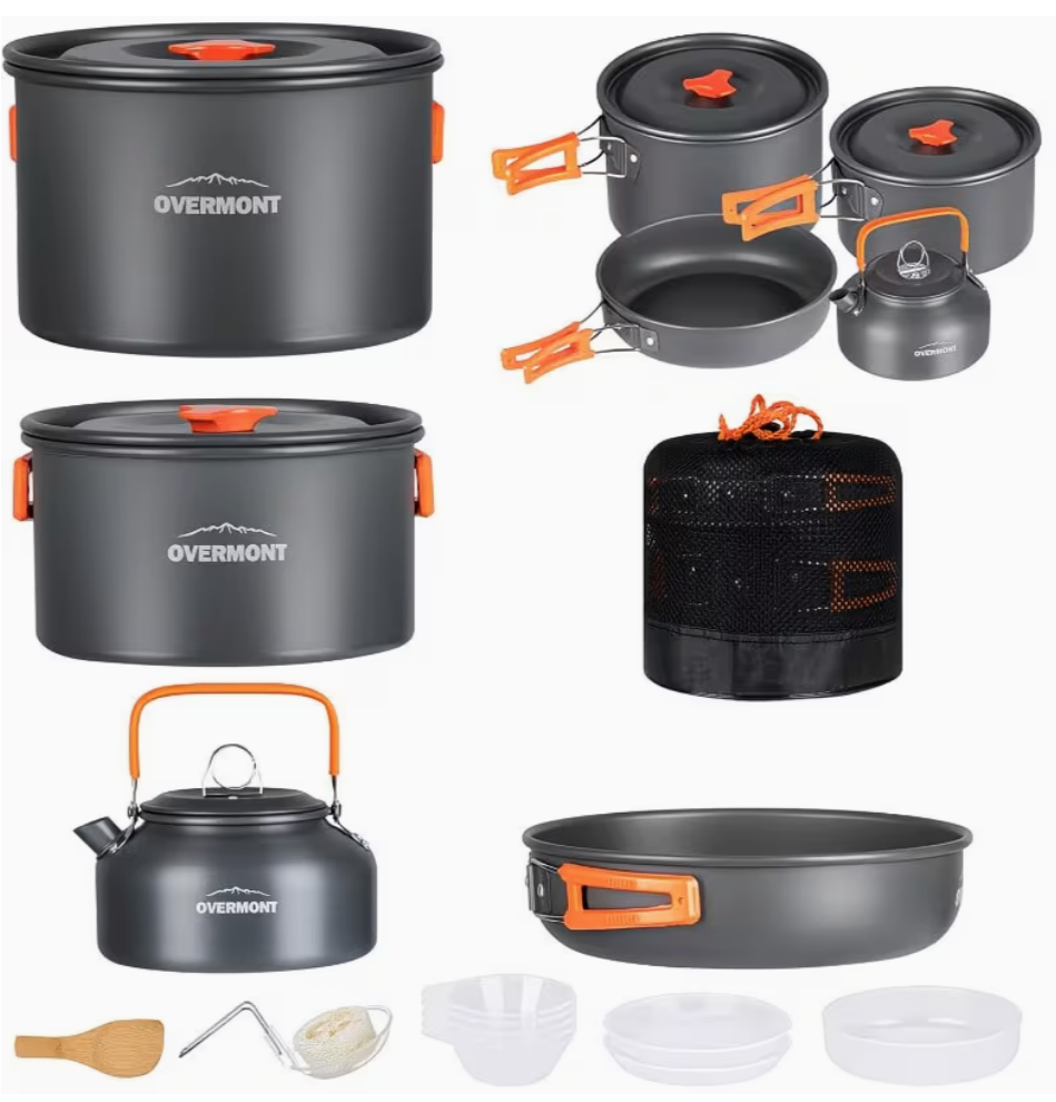 Brand new large size camping cookware set (pick up at Burnaby)