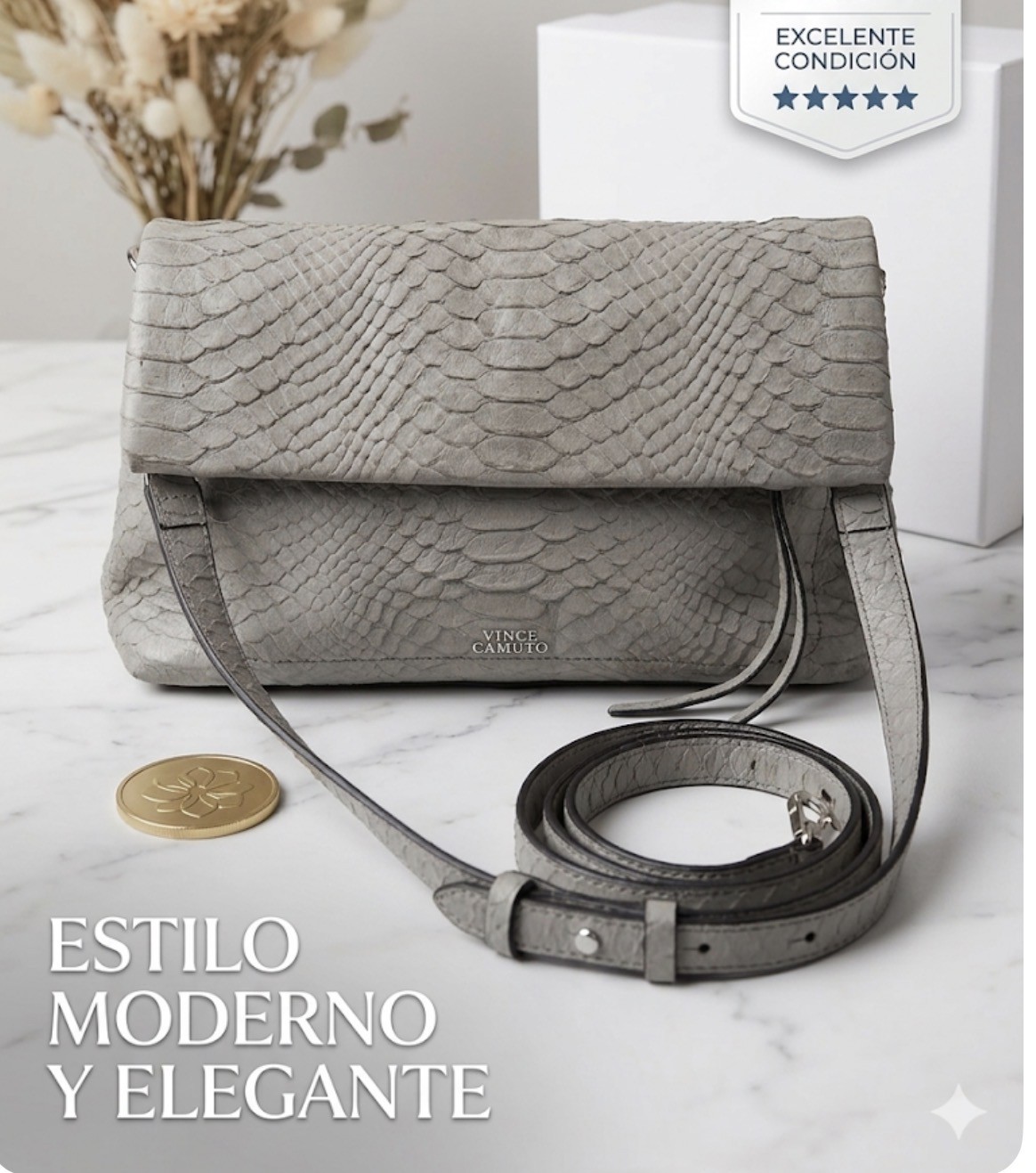 Bolso gris