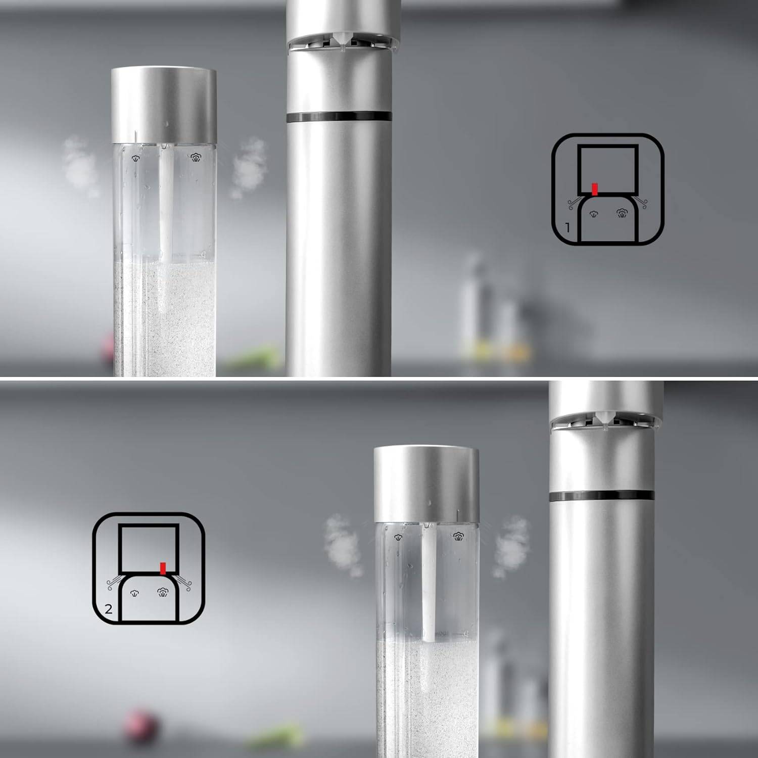 Ultima Cosa Sparkling Water Soda Maker with CO₂ Cylinder - photo 5