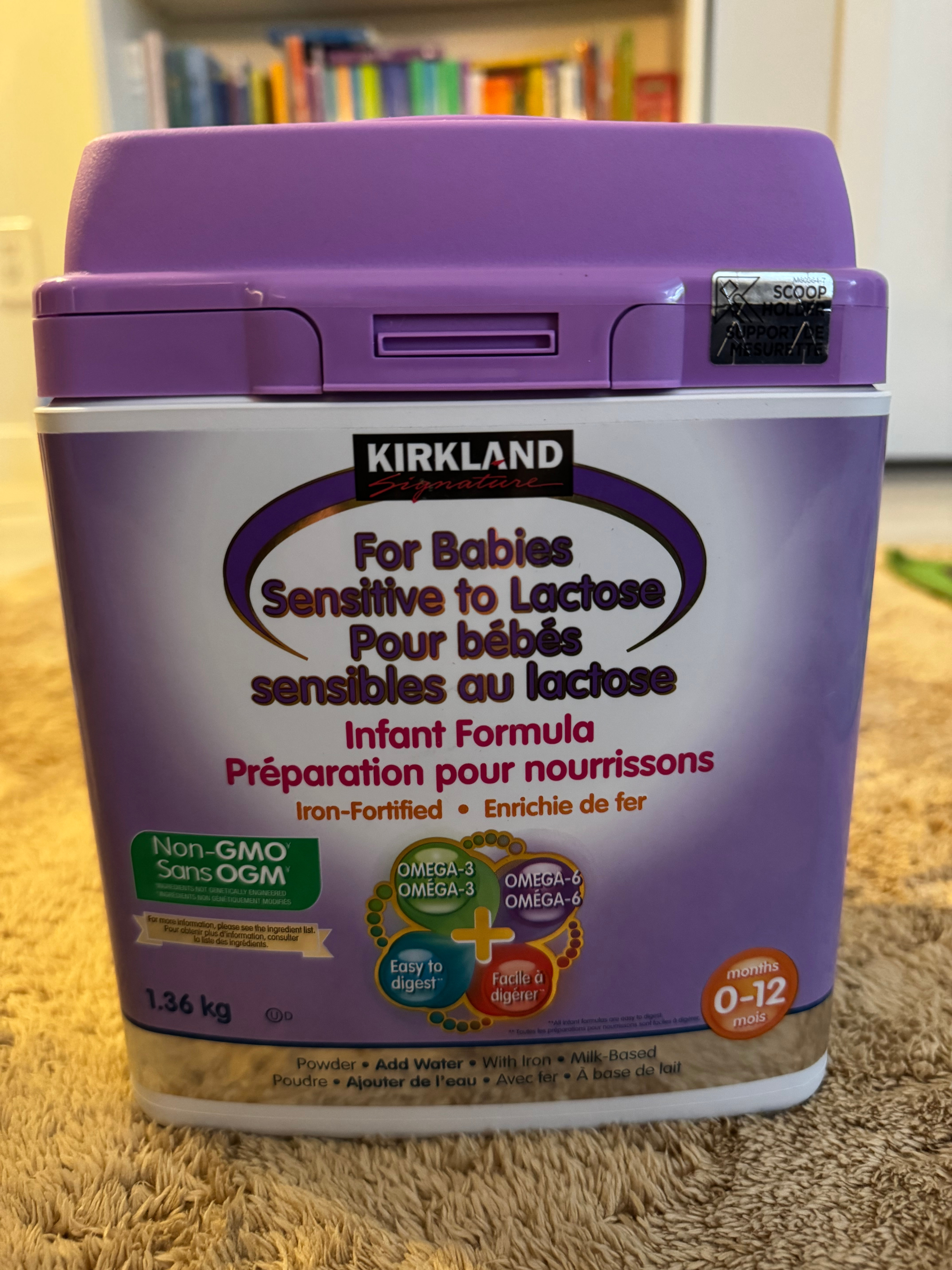Kirkland Signature Sensitive to Lactose Infant Formula 1.36 kg