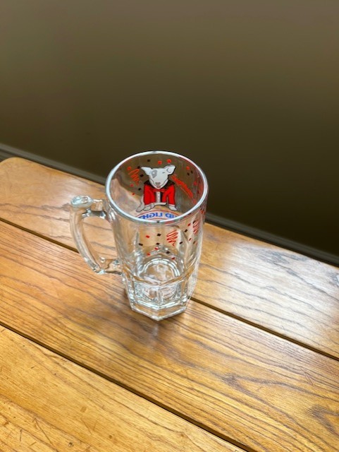 Vintage Spuds Mackenzie Bud Light Glass Beer Mug Anheuser Busch - photo 3