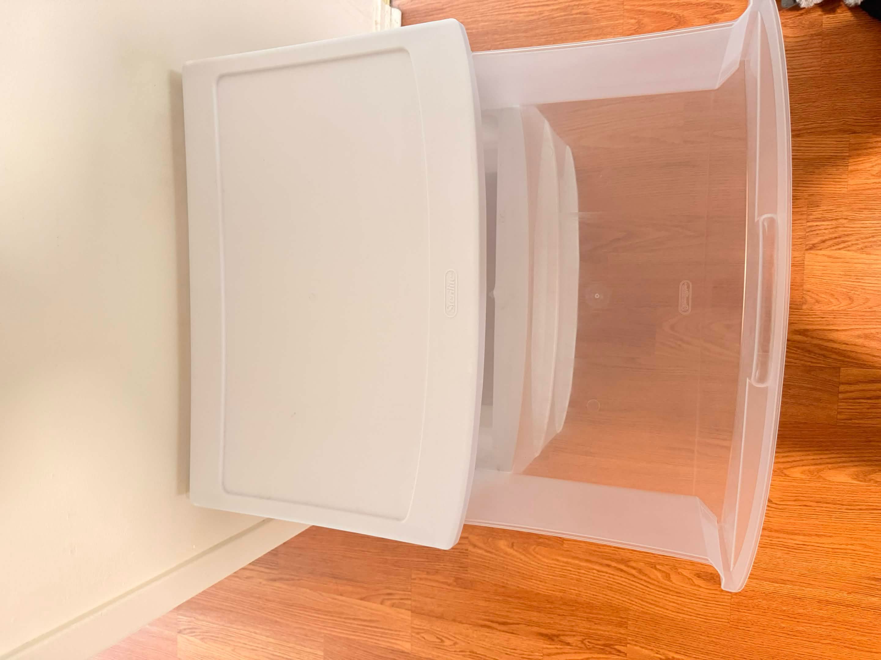 3-drawer plastic storage organizer - photo 3
