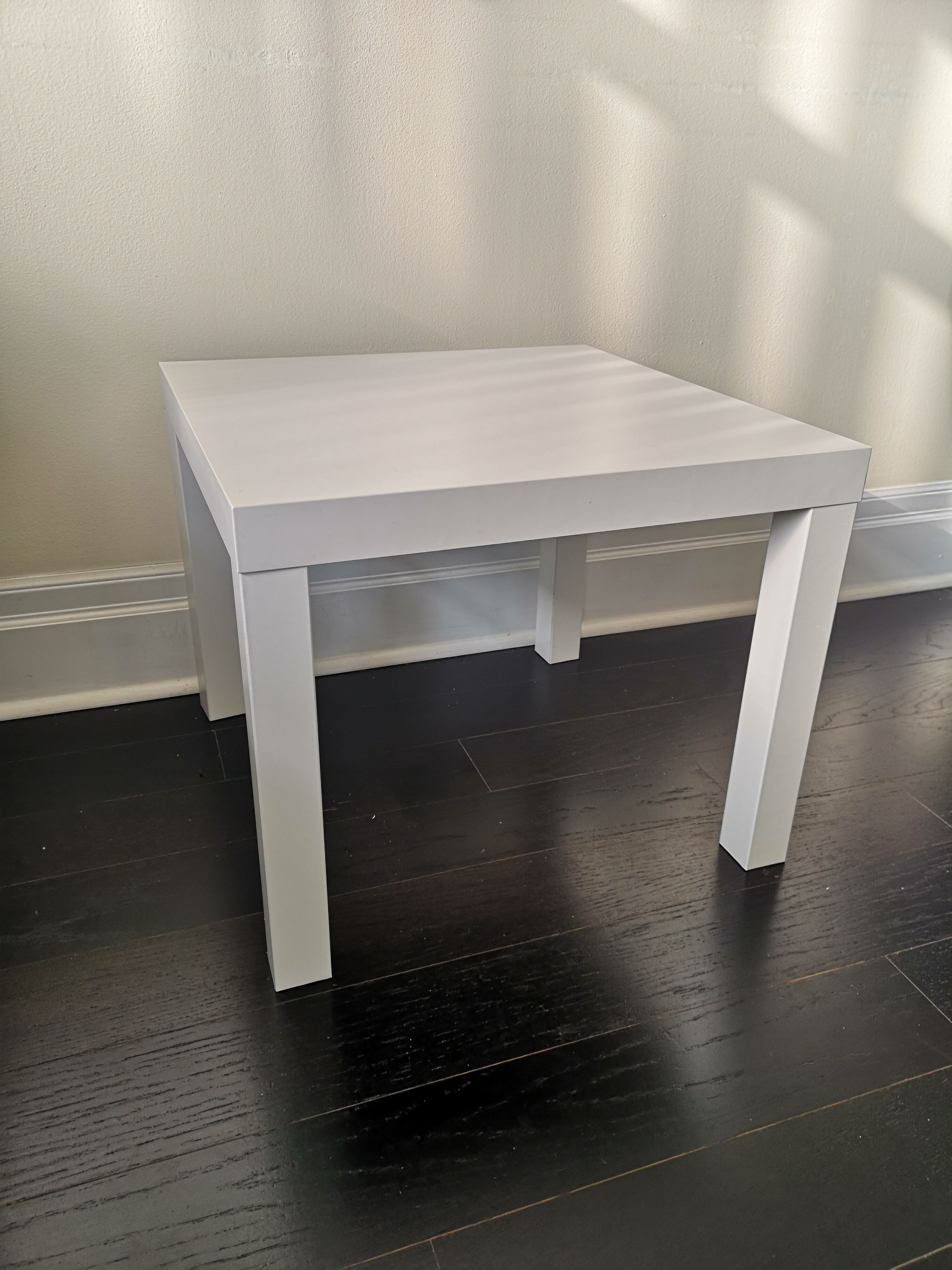 IKEA Lack Side Table - White coffee toddler game
