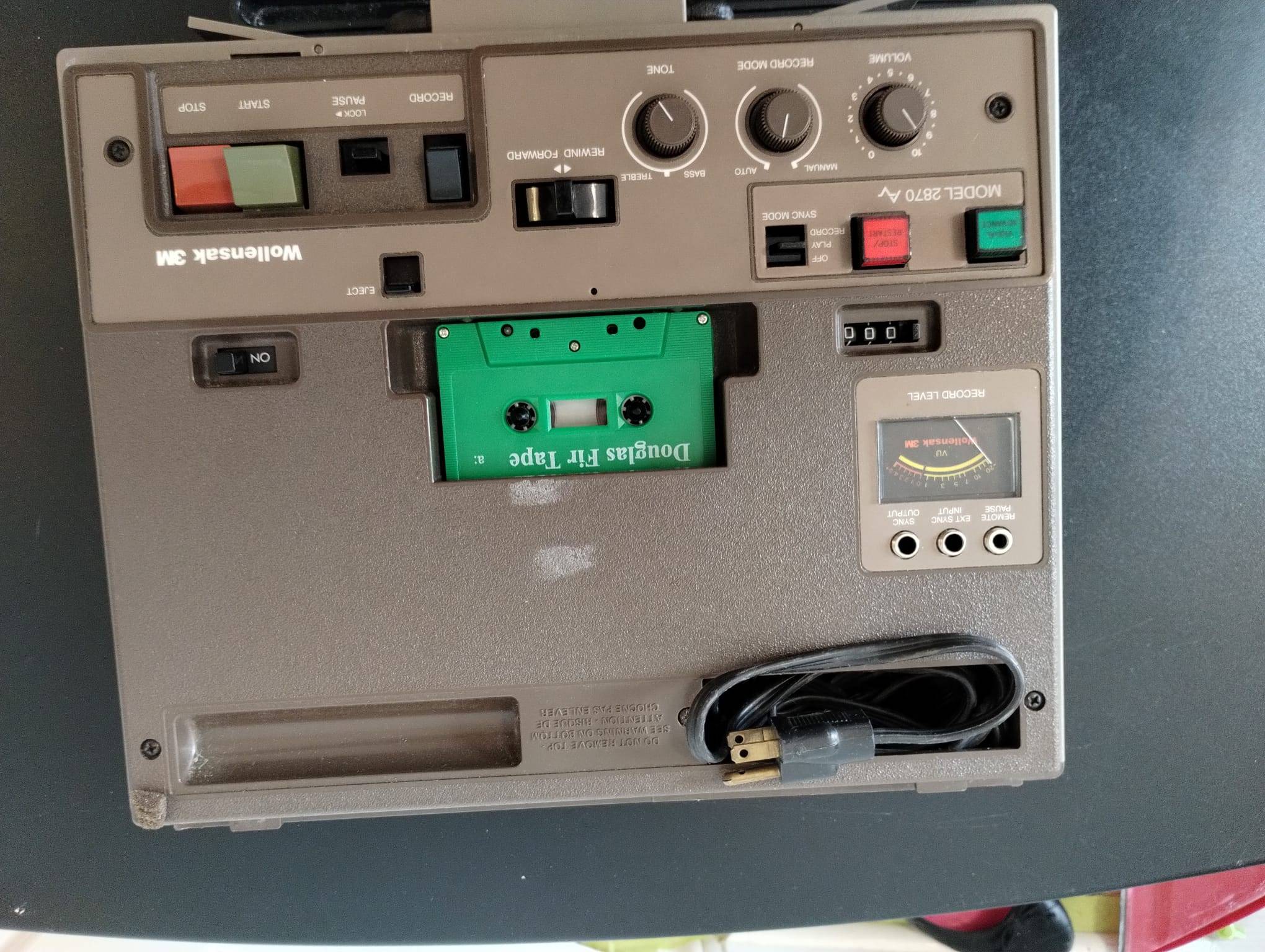 Vintage Wollensak 3M Tape Recorder System 2870AV - photo 4