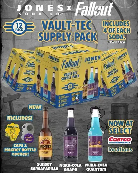 ☢️🥤Fallout Jones Soda ☢️ Vault-Tec Supply Pack!🥤☢️