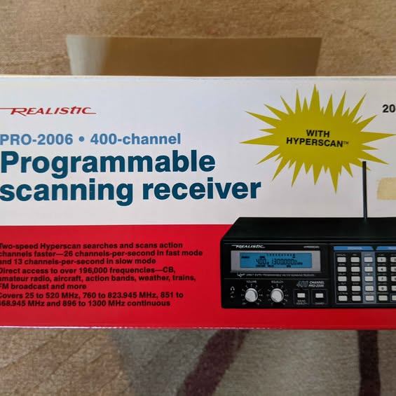 Vintage Scanner – Realistic PRO-2006