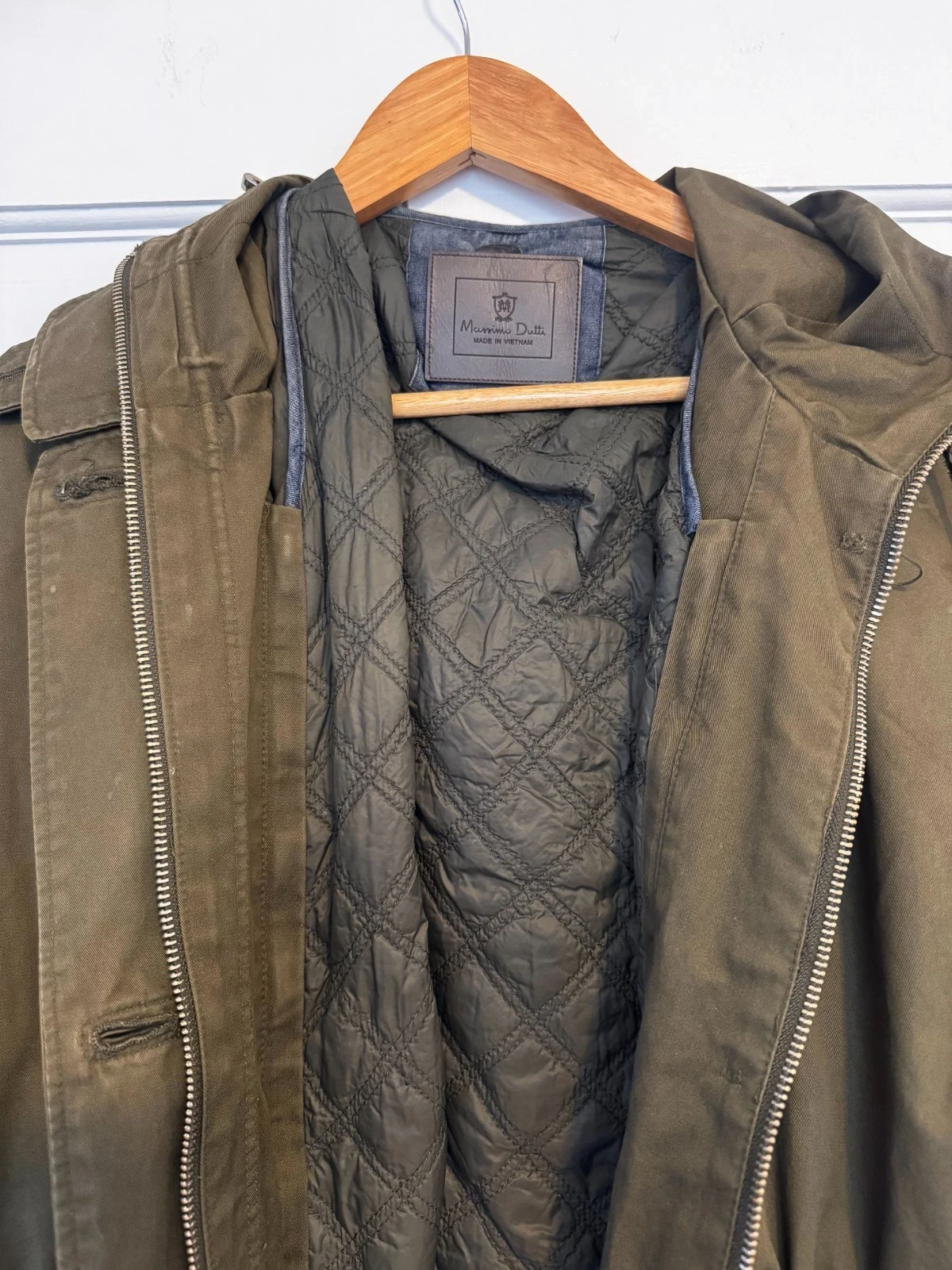 Mossimo Dutti Parka Jacket, Olive, Women's M - photo 3