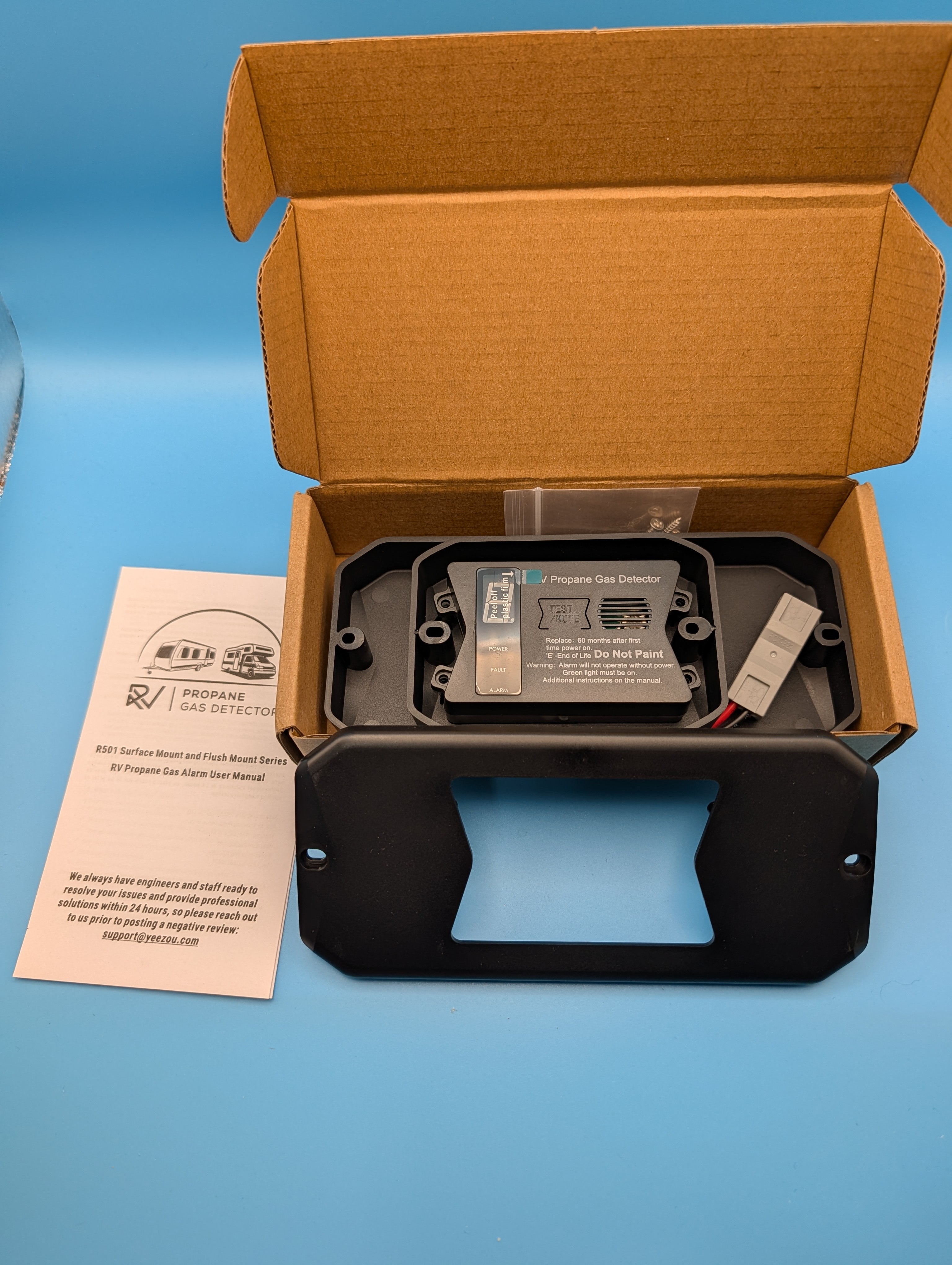 New RV Propane & Carbon Monoxide Detector