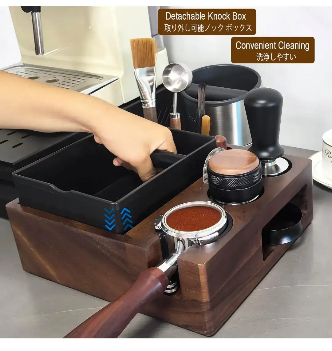 Espresso Tamping Station Knock Box Organizer - photo 3
