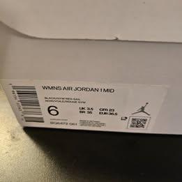 Women's Air Jordan 1 Mid - Size 6 - photo 5