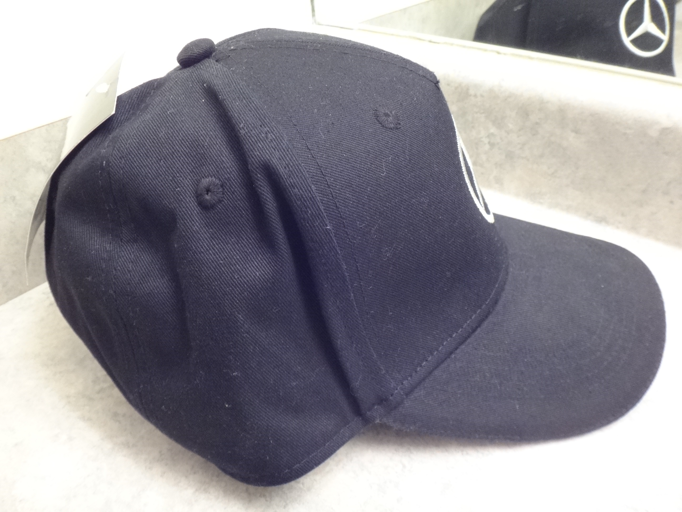 ✅🆕Mercedes-Benz Black Silver Reflective Baseball Hat Cap NEW - photo 3