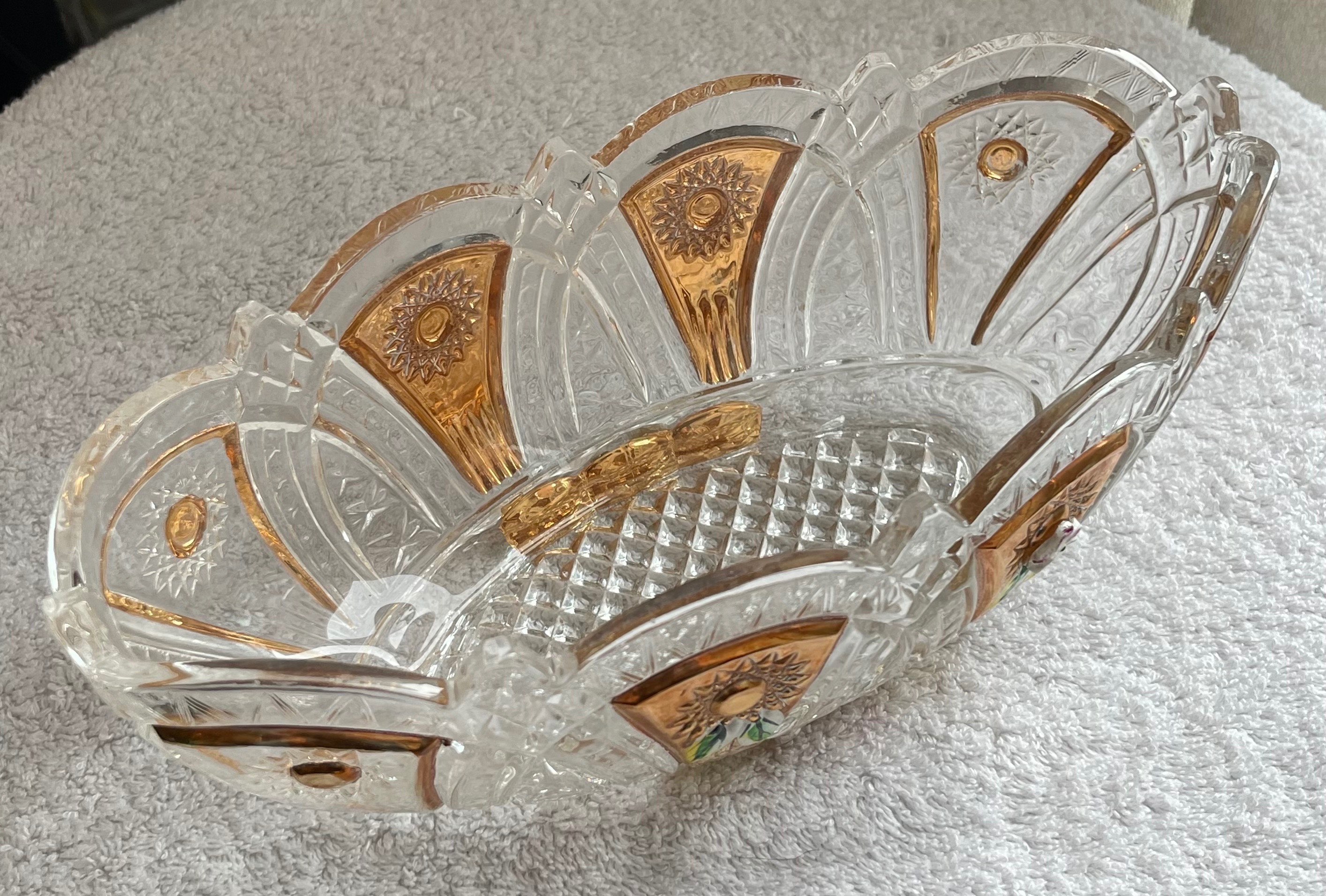 Master 10.5" Bohemia Lead Crystal Bowl — Hand-Cut - photo 3