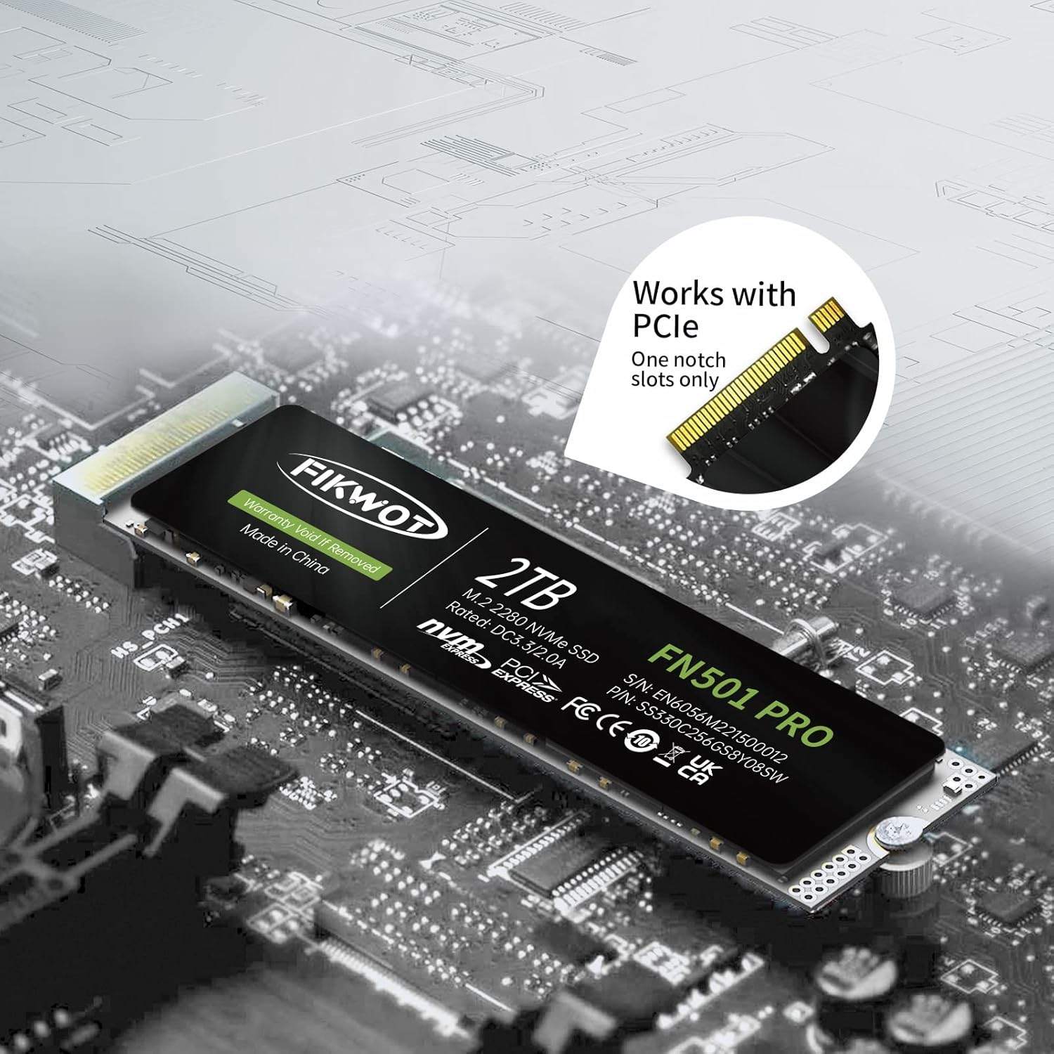 FIKWOT FN501 PRO 2TB M.2 2280 NVMe SSD - New - photo 5