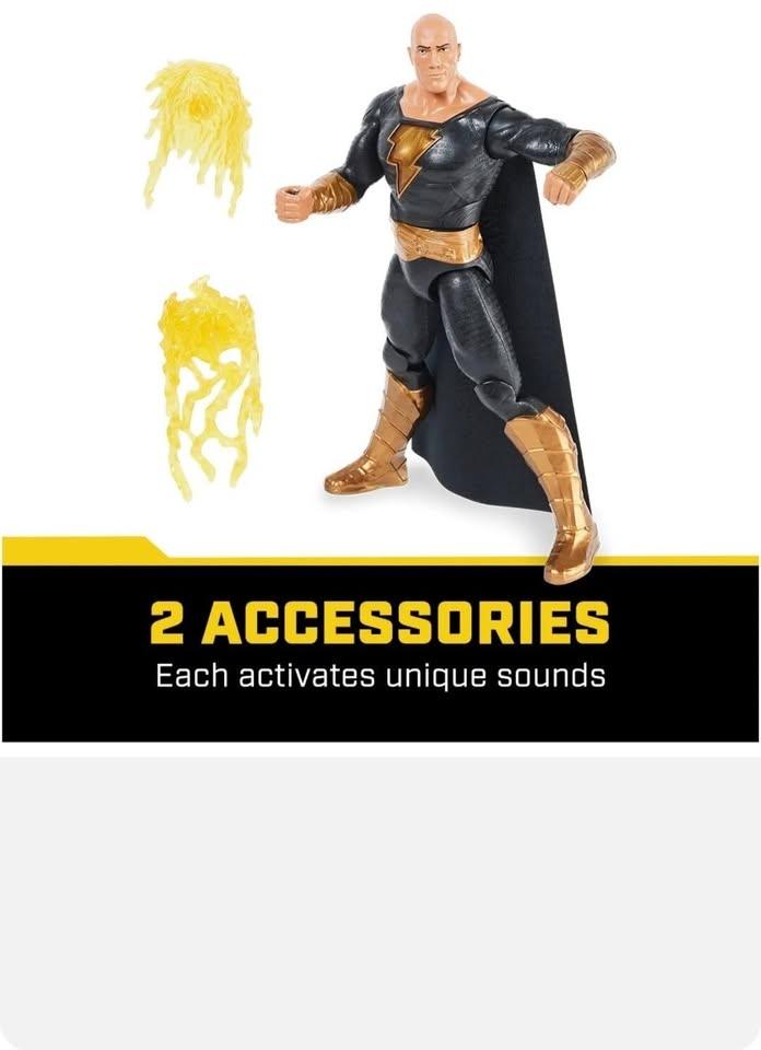 DC Comics, Power Punch Black Adam 12-inch Action Figure - photo 3