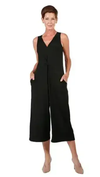 Kim & Company sleeveless Gaucho Jumpsuit Sz 2XL
