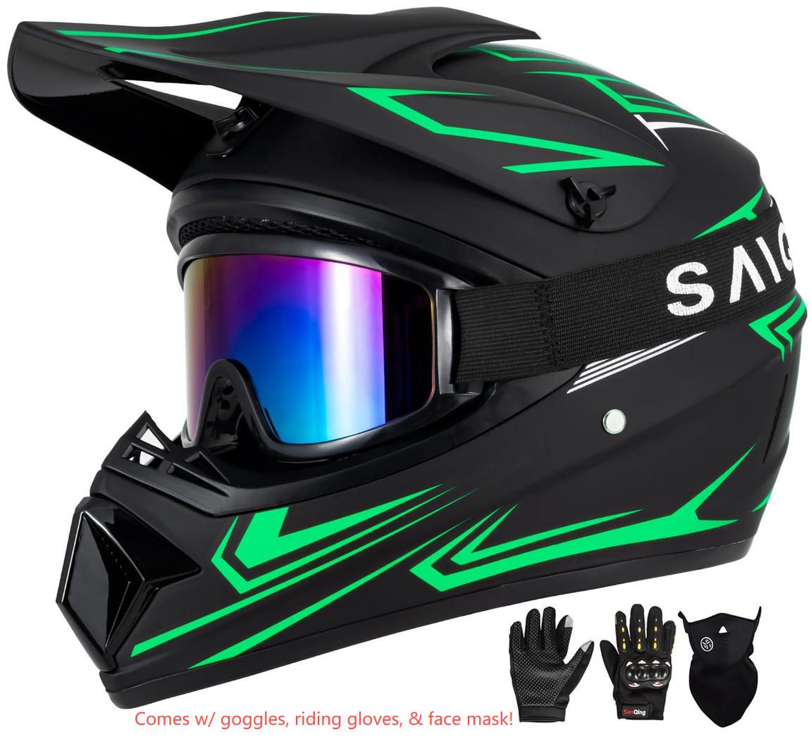 Helmet DOT Approved - Green XL (NEW) - photo 3