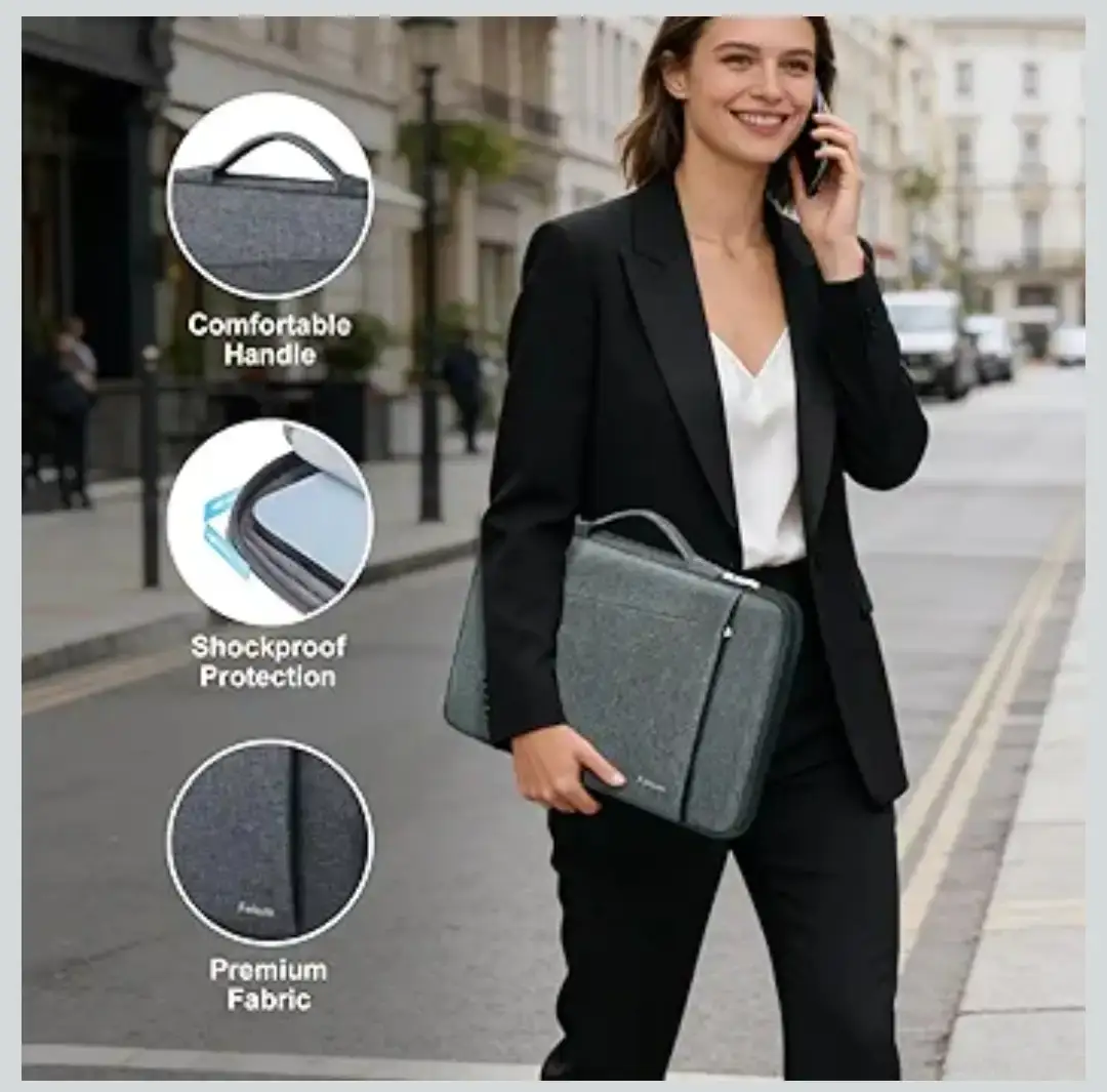 Ferkurn 13-13.5 inch Laptop Sleeve Gray - photo 2