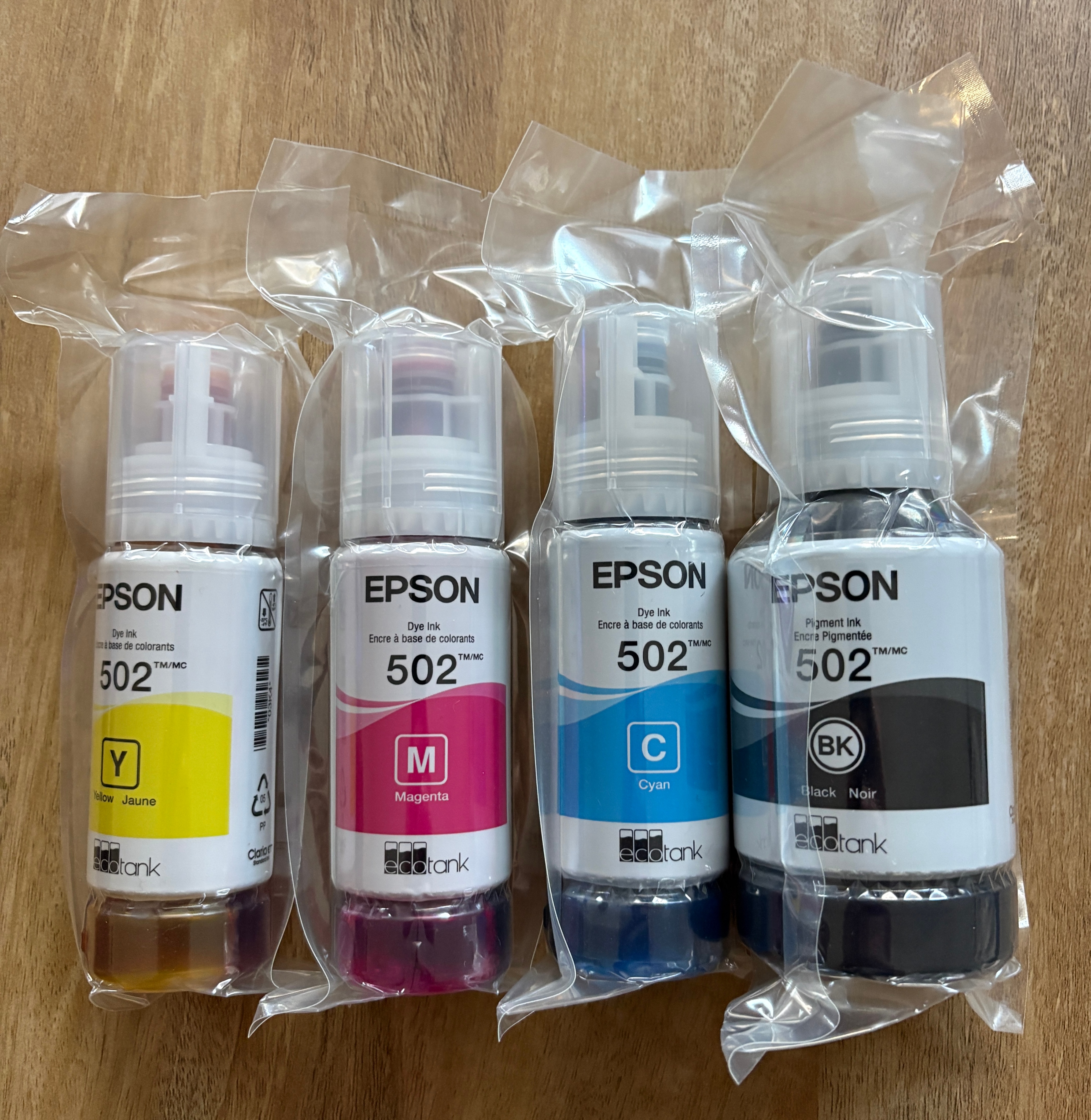 New Epson EcoTank 502 Ink Bottles Value Club Pack - photo 3