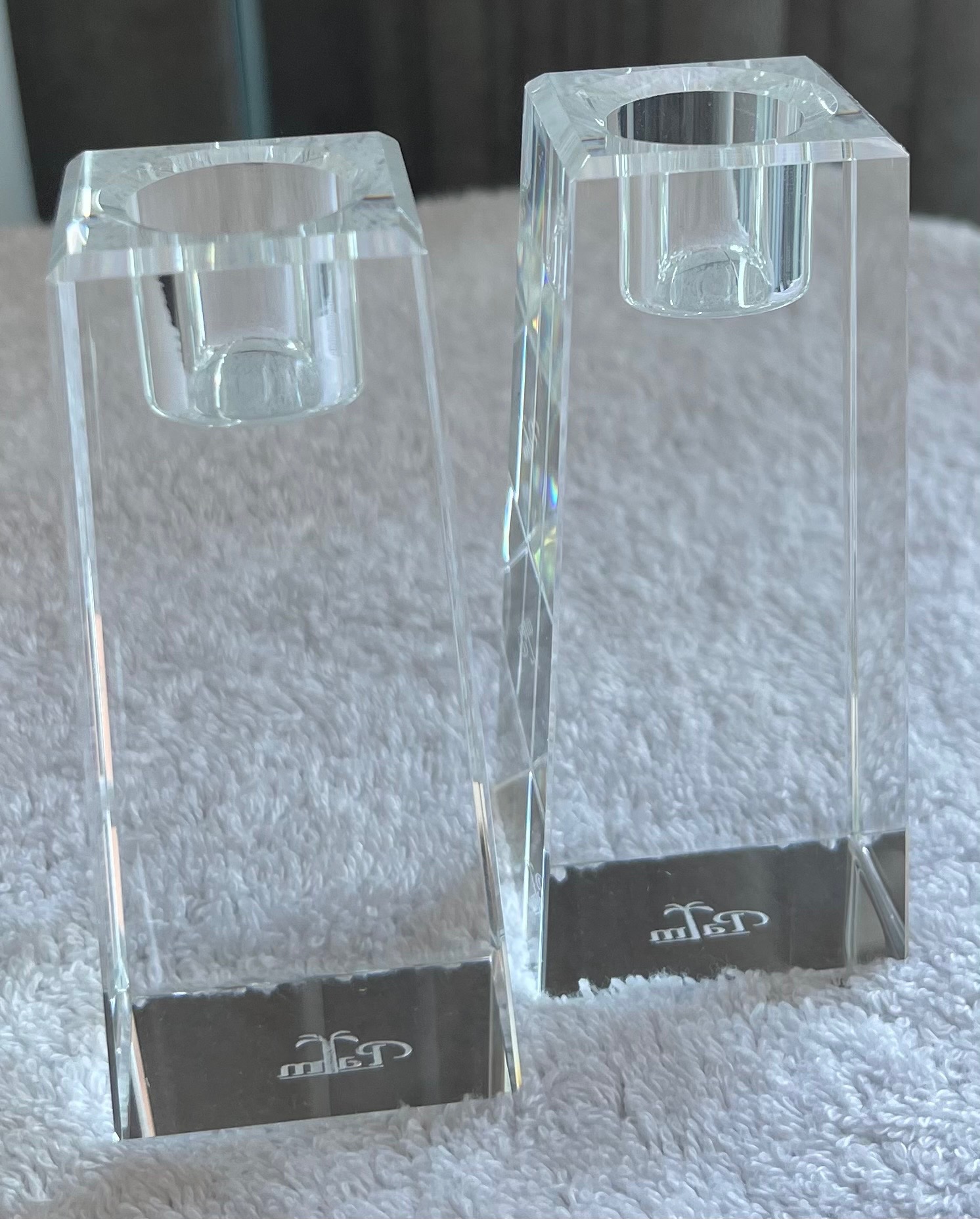 Oleg Cassini Design Crystal Candle Holders (Pair) - photo 2