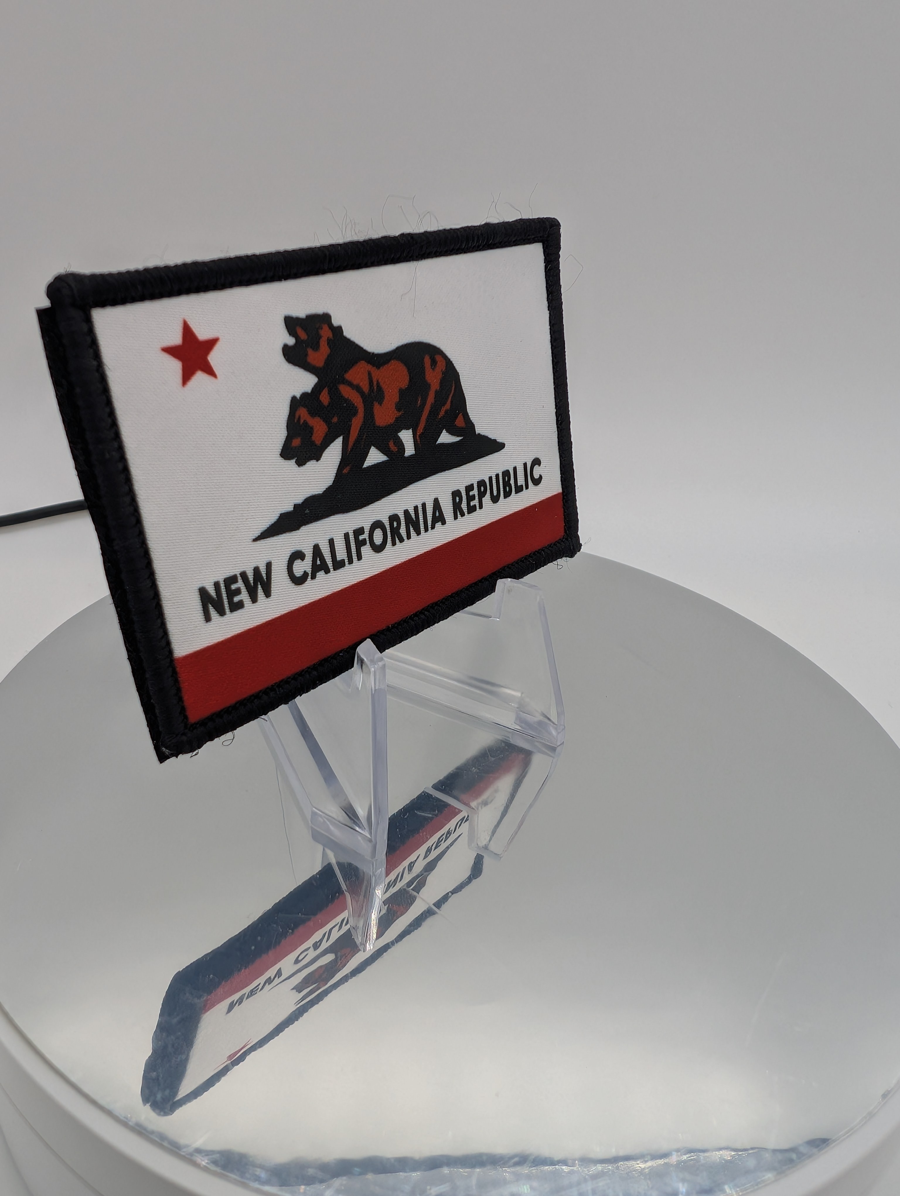 ☢️️🐻Fallout New California Republic (NCR) Flag Patch 🐻☢️ - photo 5