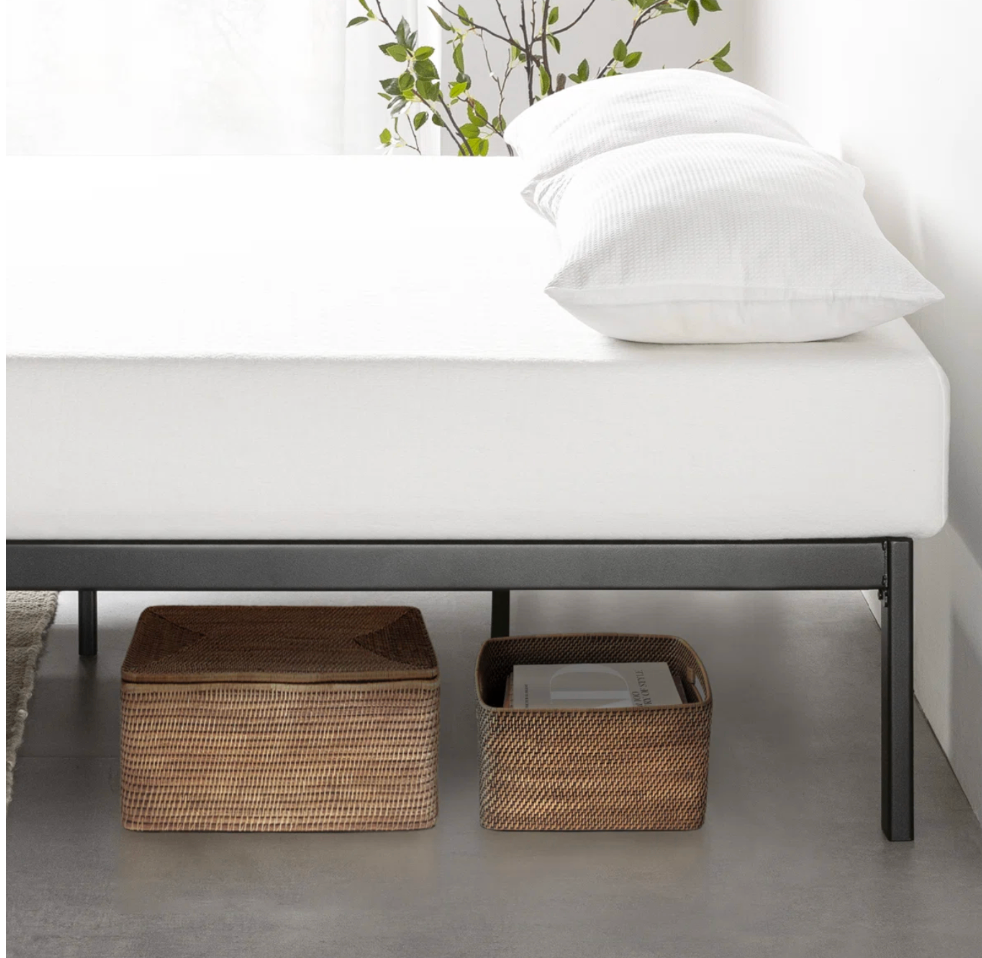 Twin XL Steel bed frame with headboard - photo 2