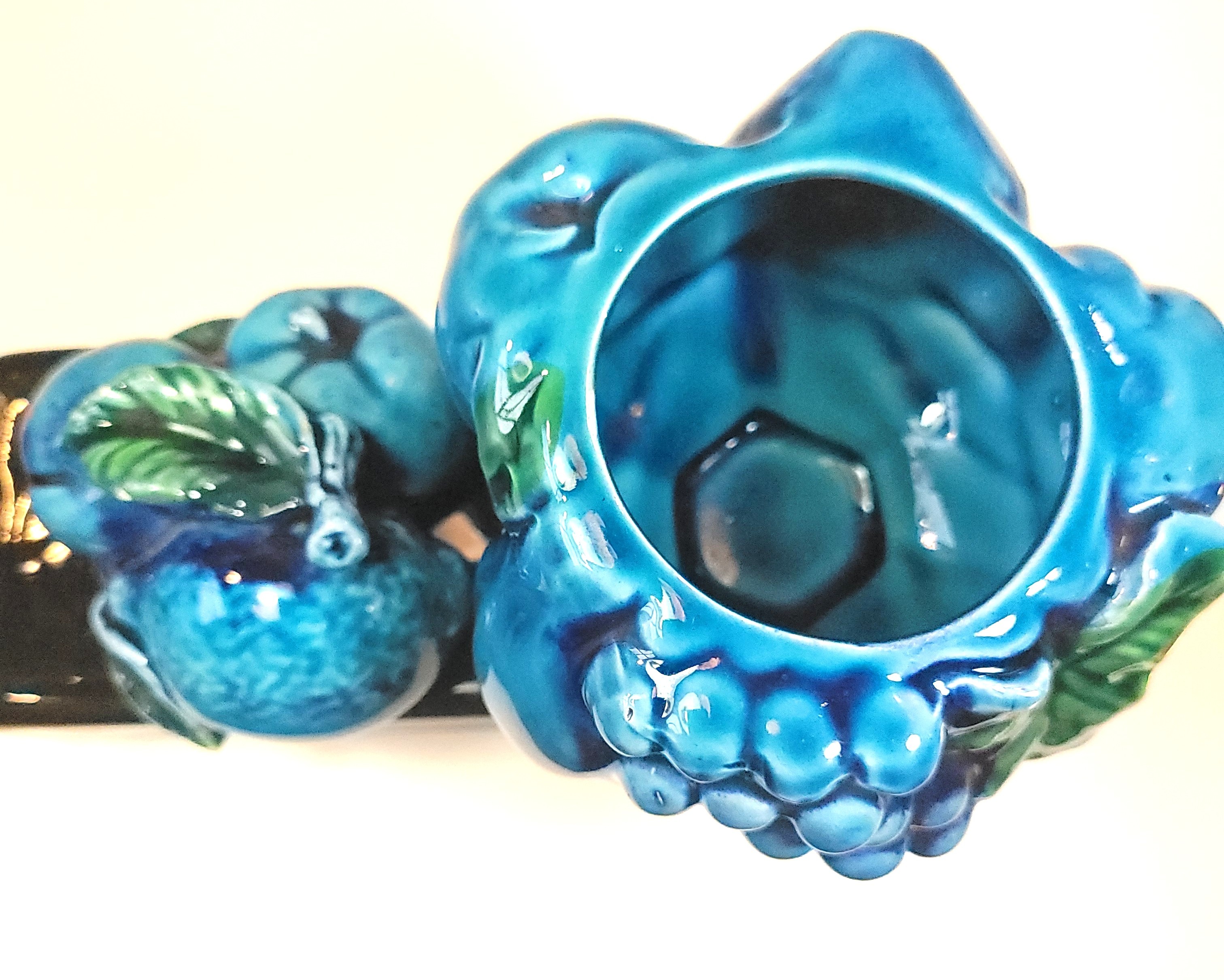 Inarco Japan 1968 "Mood Indigo" Lidded Fruit Jar E-2372 - photo 4