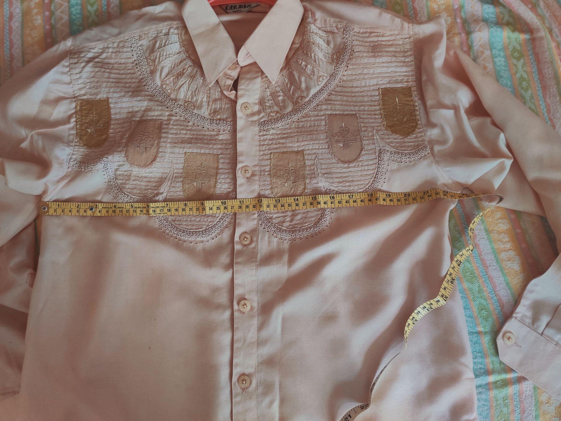 Elara Long Sleeve Button-Up Shirt - Pink - photo 3