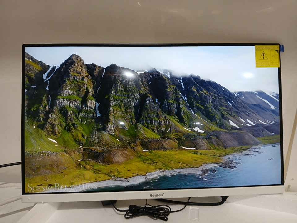Gawfolk 24.5” 200Hz Gaming Monitor White, Open Box - New, Tested - photo 3