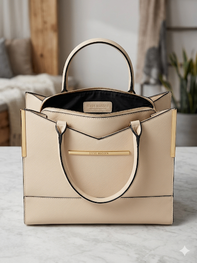 Bolso elegante tipo satchel/top handle