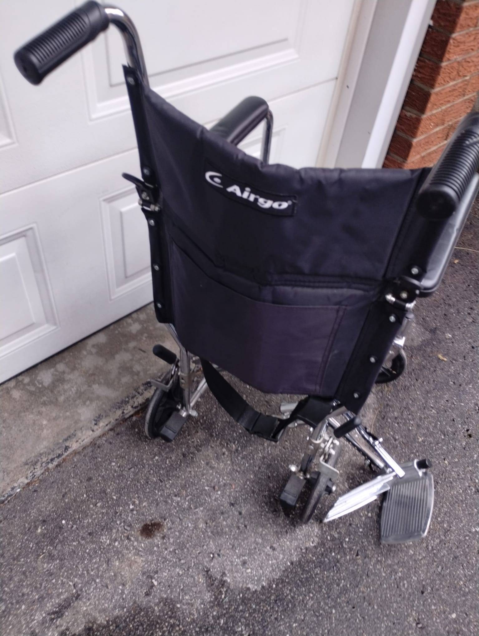 Airgo Transport Chair Lightweight and Compact Wheelchair - photo 3