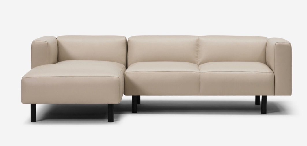 EQ3 Bonne Club 2-Piece Sectional Sofa with Chaise - photo 3