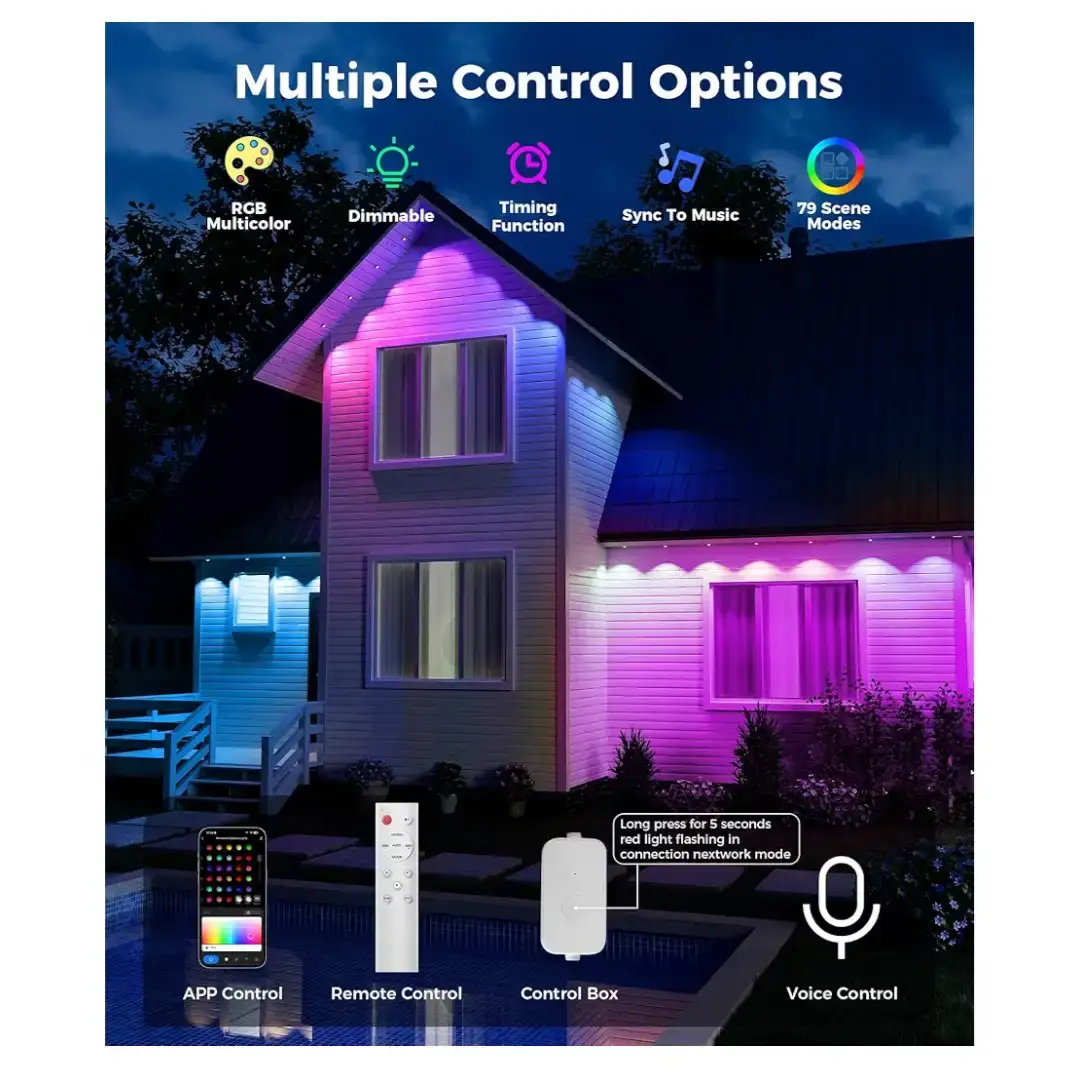 DeckTok 100ft RGB Smart Outdoor LED Lights - photo 2
