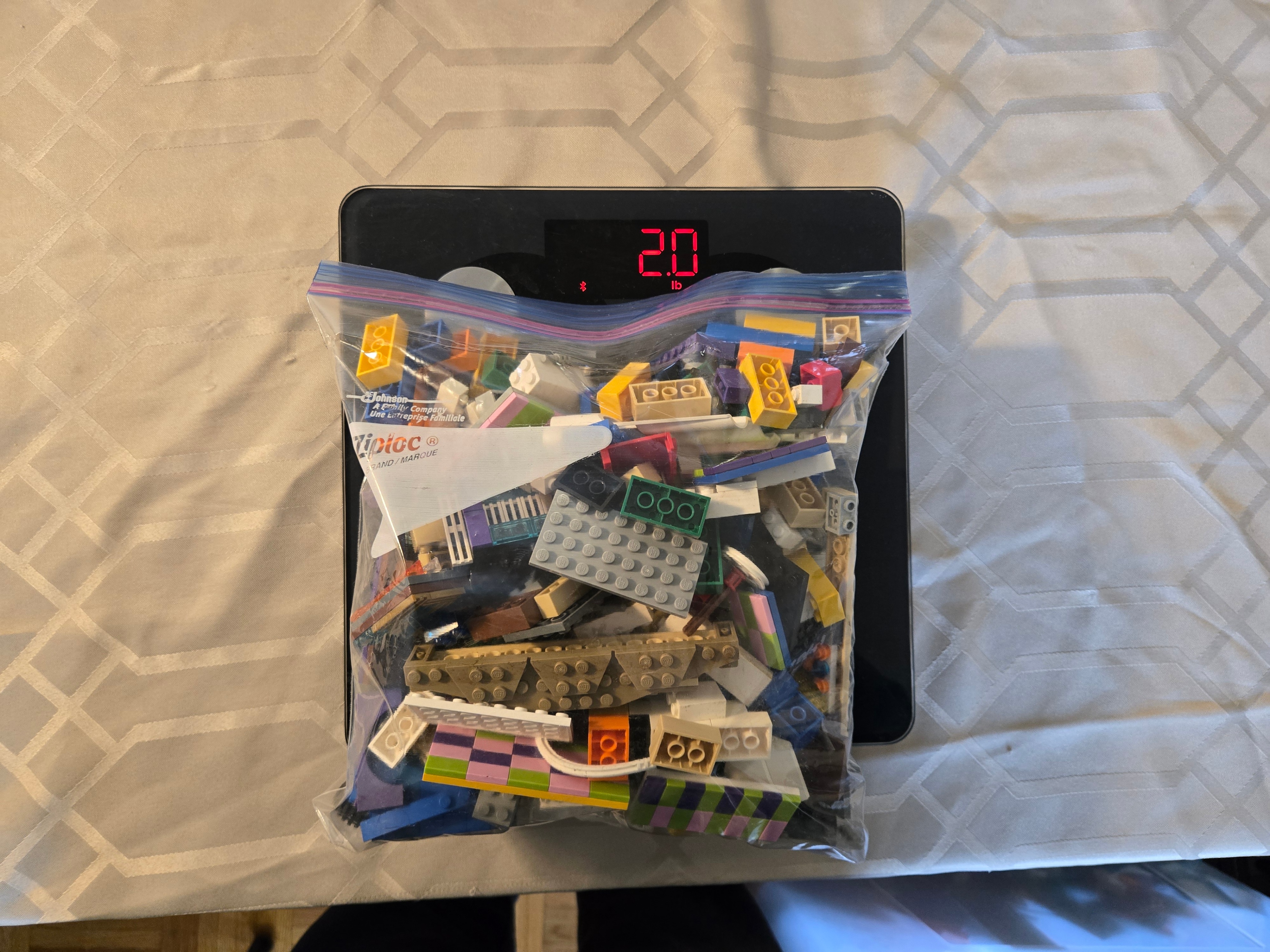 2 lb. BAGS BULK LEGO $10 EACH, BUY 5 GET 1 FREE, UNSORTED - photo 2