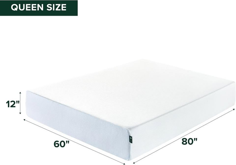 12 Inch Zinus Queen Mattress - Never Used! - photo 3