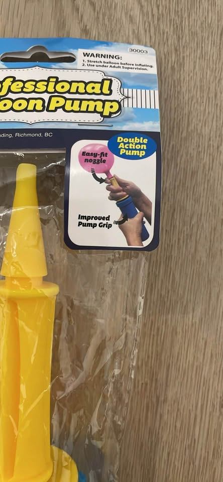 Brand New FantastikParty Professional Double Action Balloon Pump