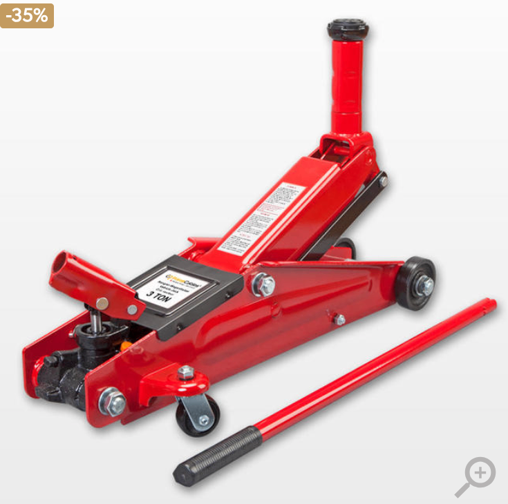 3-Ton Hydraulic Floor Jack – Heavy Duty / Quick Lift – Like New - photo 3