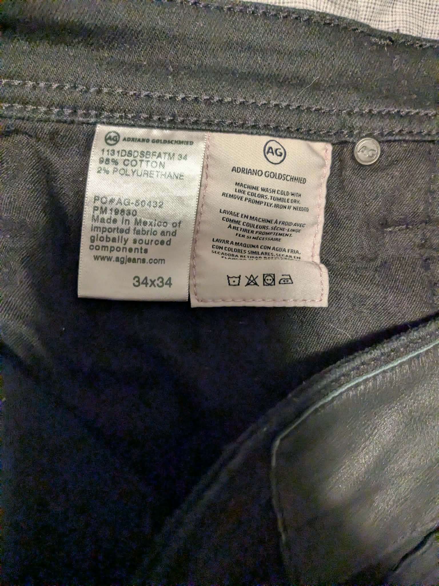 AG Jeans Men's Matchbox Slim Straight 34x34 - photo 3