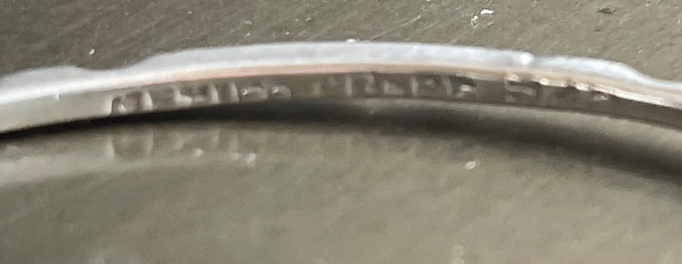 Vintage Mexican Sterling Silver Slim Bangle - Petite 2.25" - photo 2