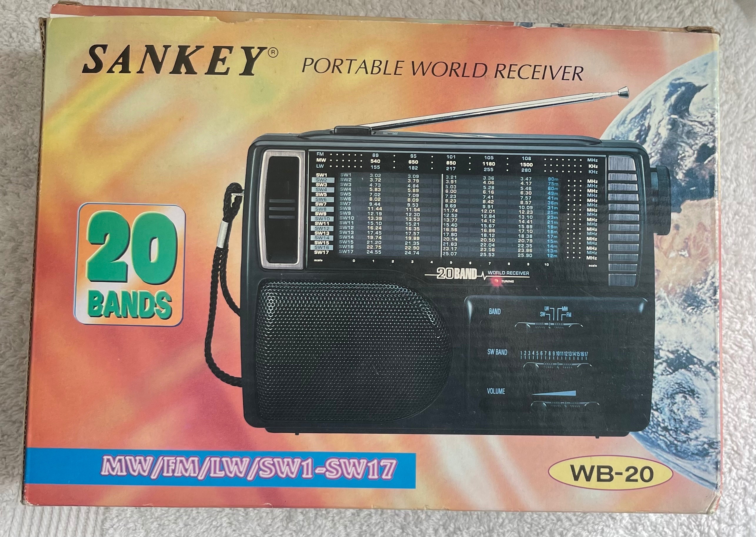 Boxed Vintage Sankey WB-20 World Radio - photo 4