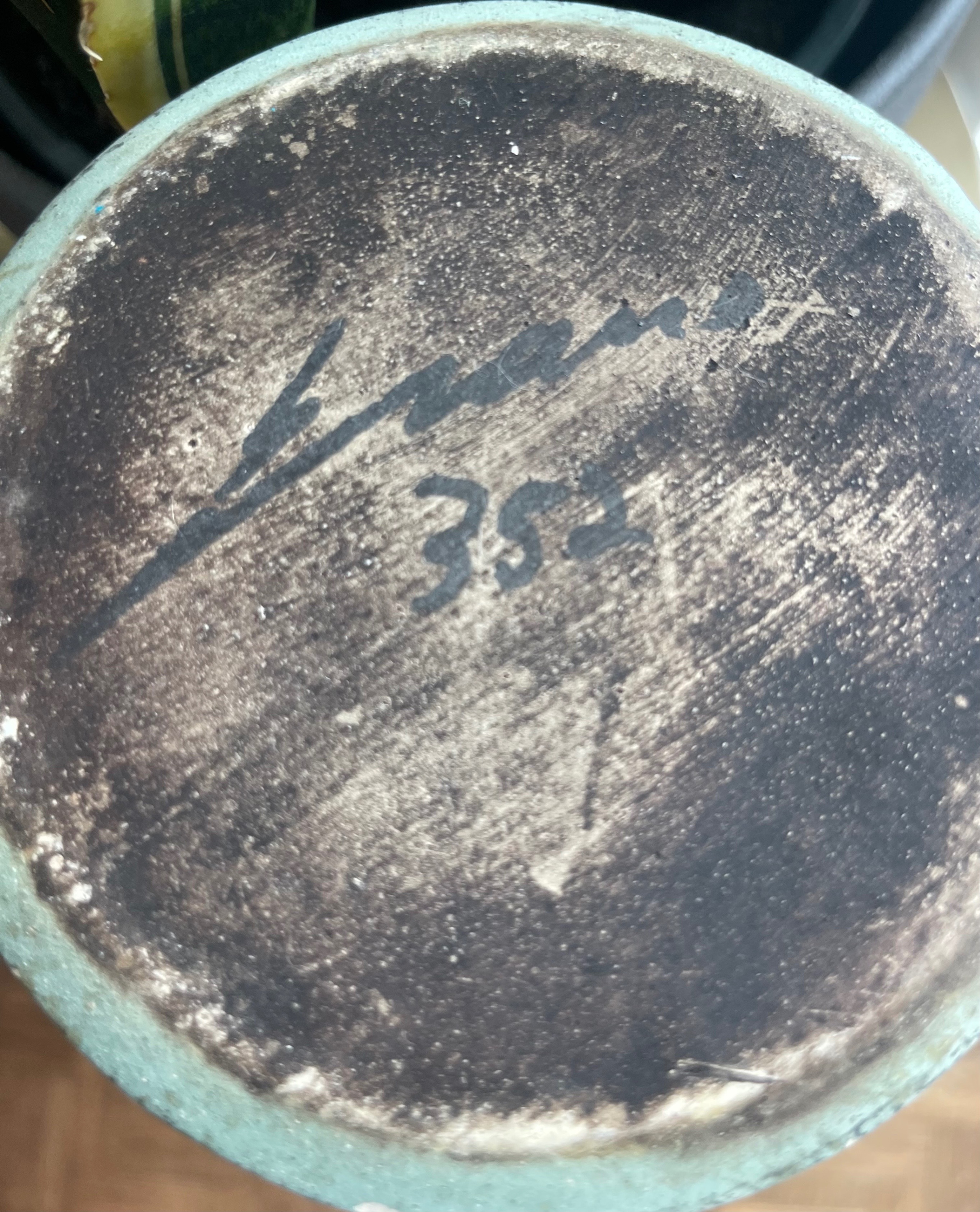 Signed Tony Evans Pottery Vase – 11.5" Tall - photo 3