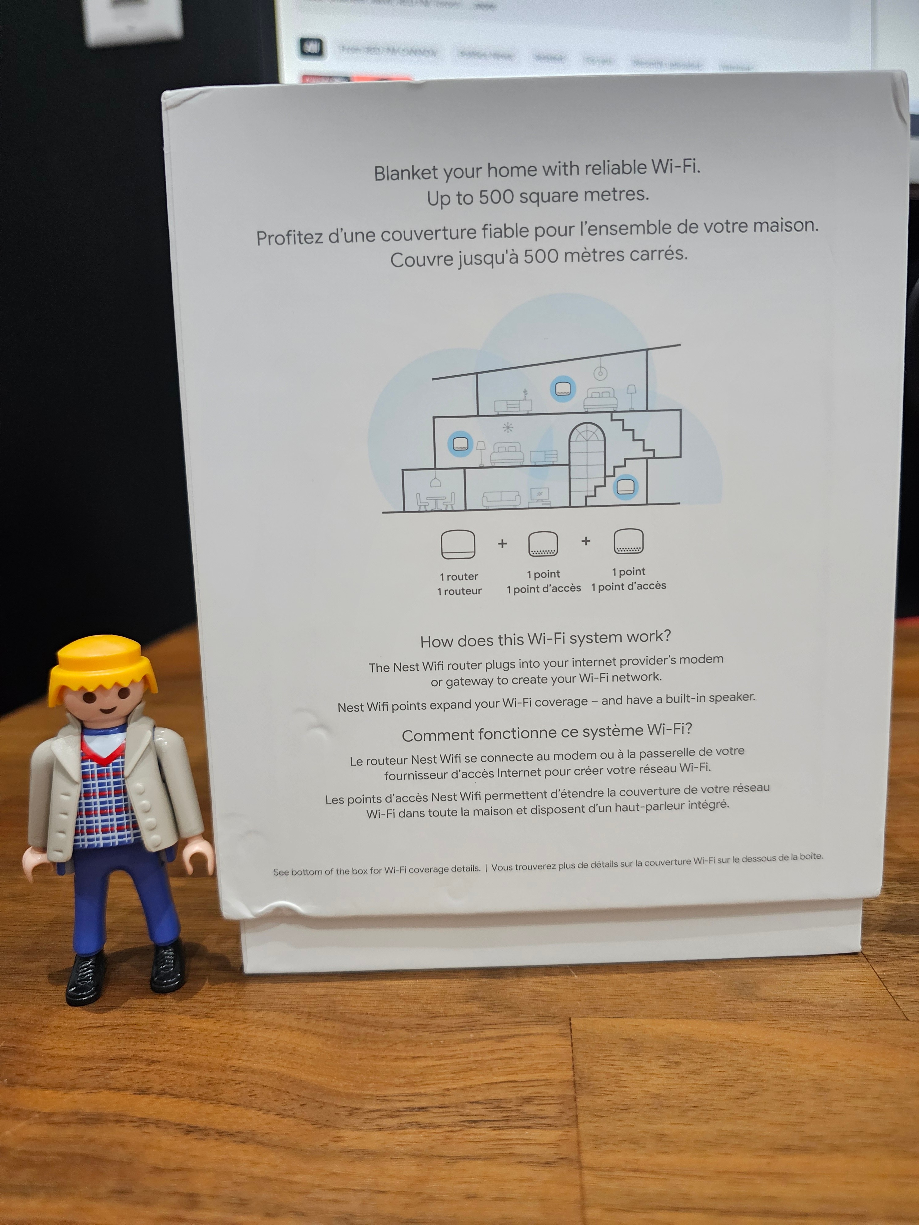Google Nest Wifi Router and 2 Points AC2200 Mesh System - Snow - photo 2