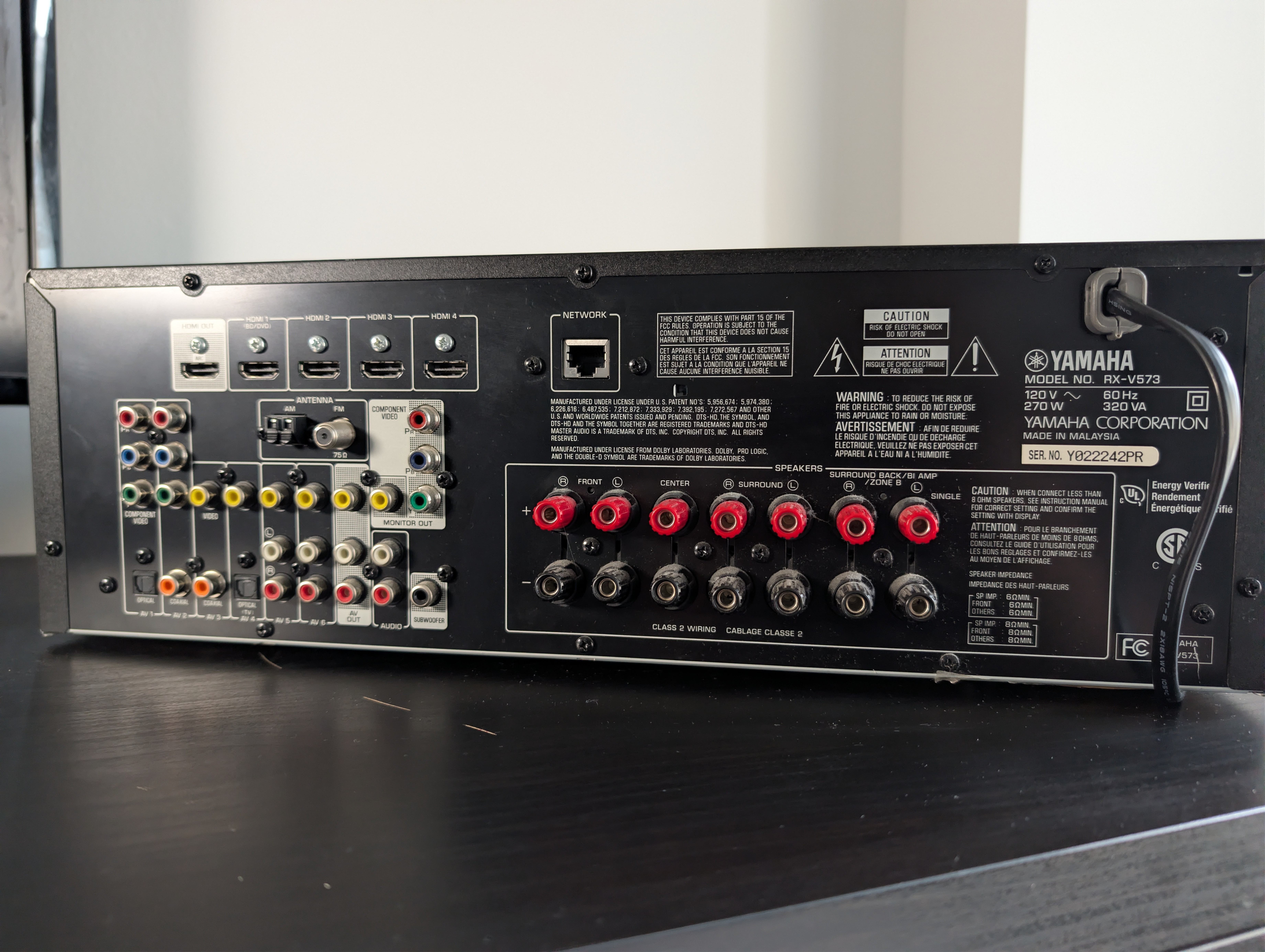 Yamaha 7.1 Home Theater System + Mordaunt-Short Speakers - photo 3