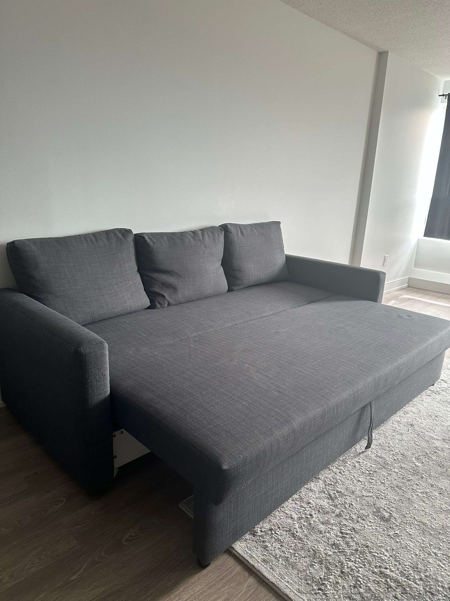 Sofa-Bed Grey Couch -Ikea - photo 3