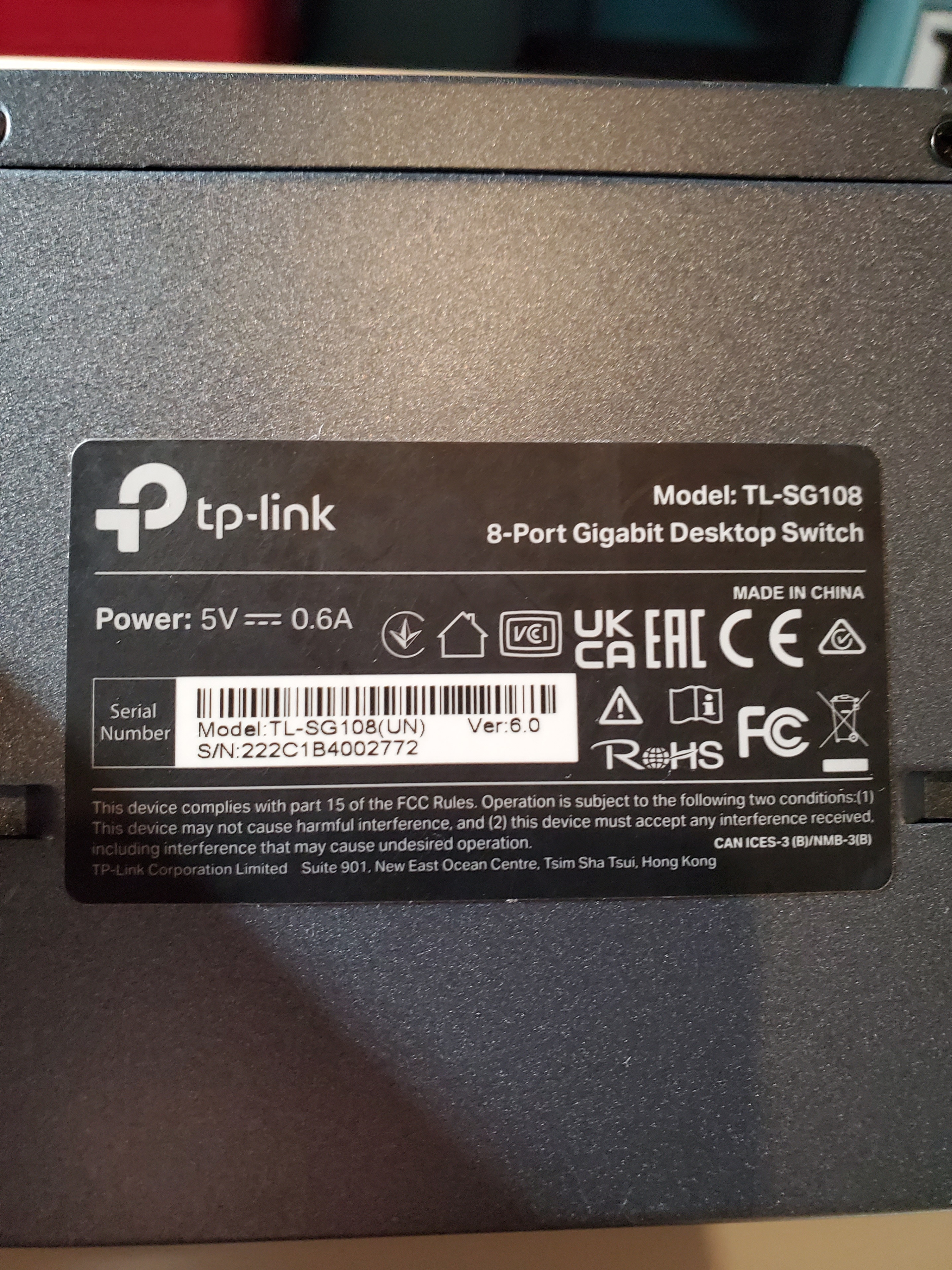 TP-Link TL-SG108 8-Port Gigabit Desktop Switch - photo 2