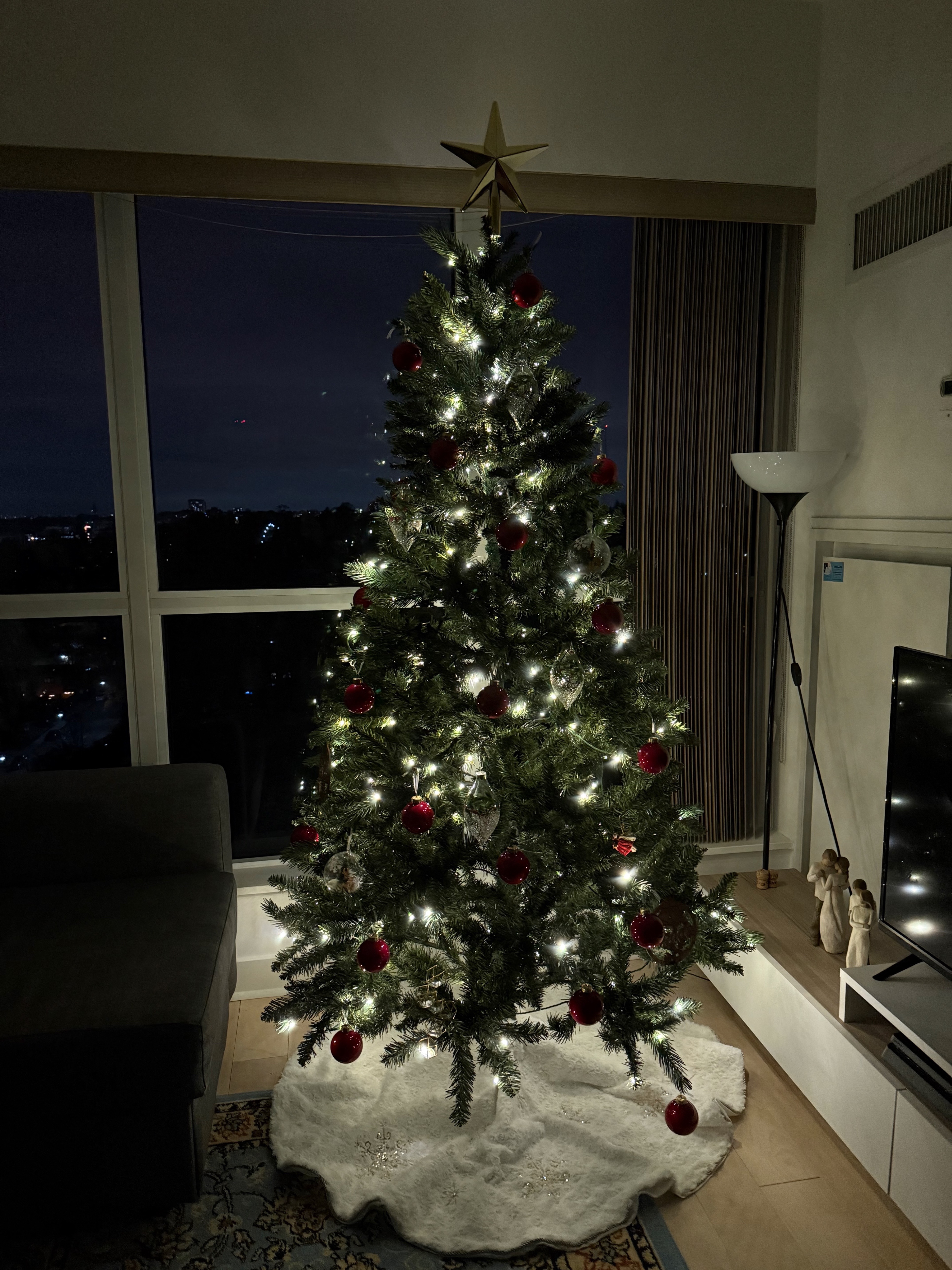 Artificial Christmas Tree With Lights