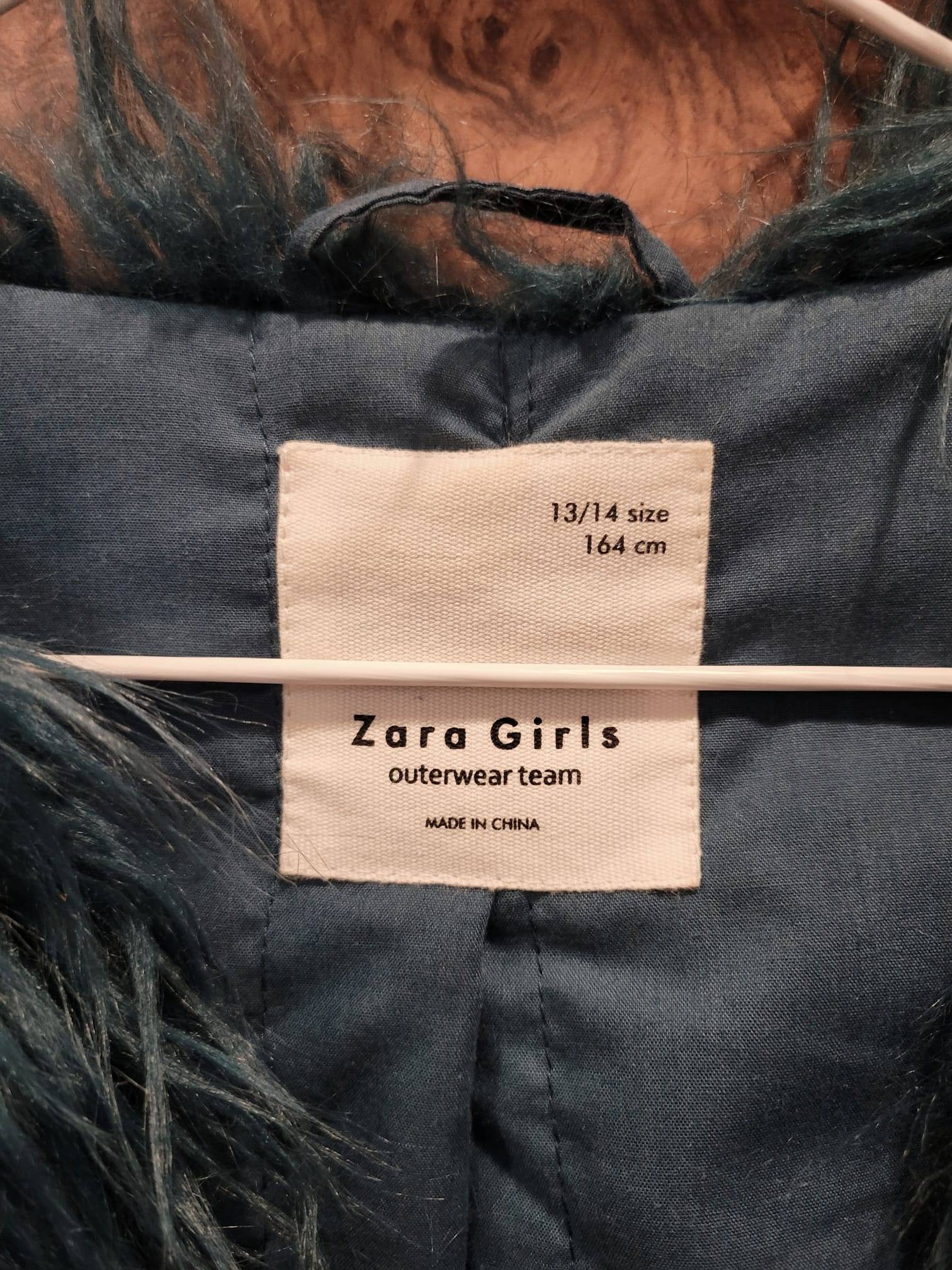 Zara Green Faux Fur Coat - photo 3