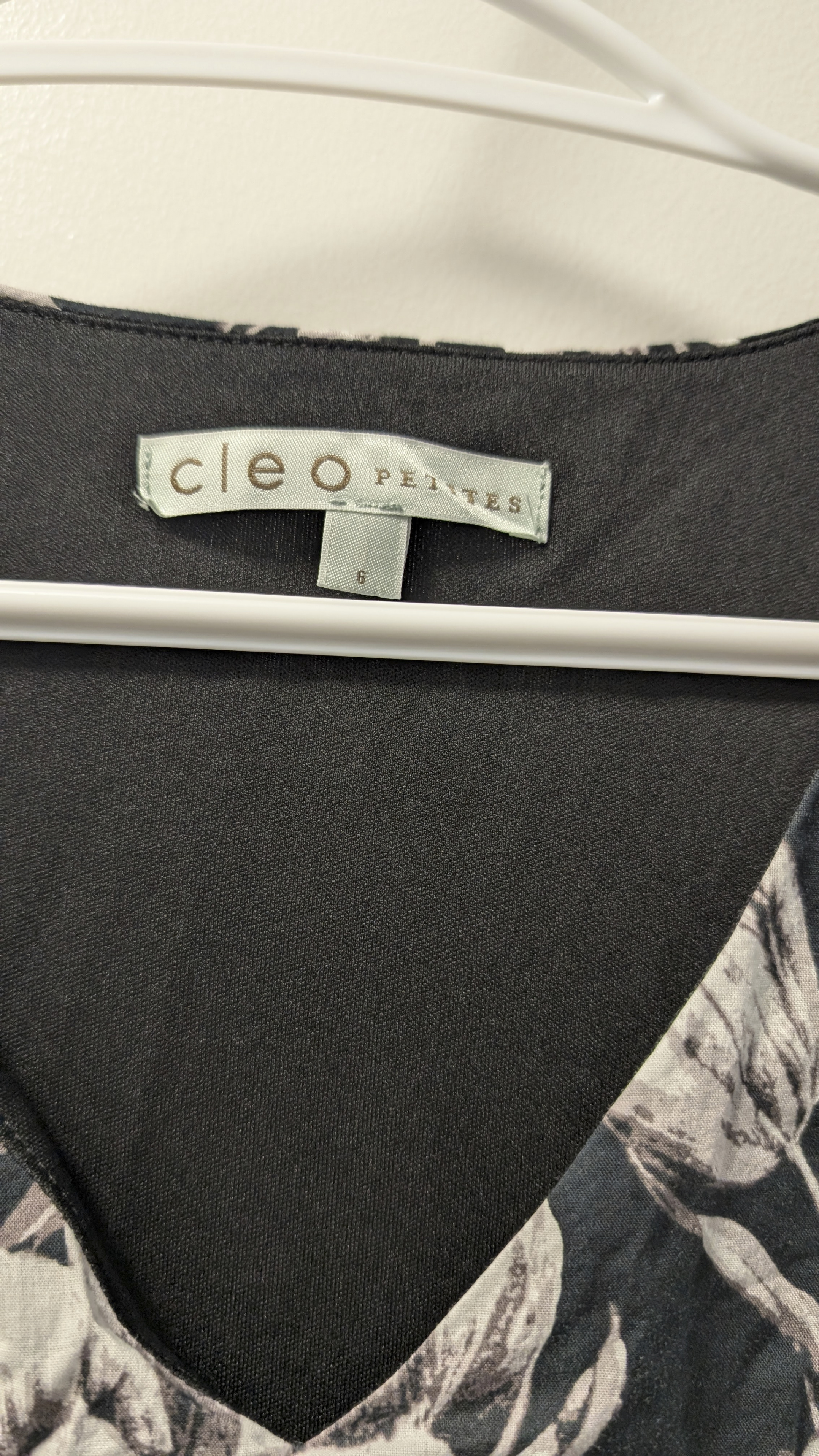 Cleo Petites Women's Floral Tiered Dress Size S - photo 2