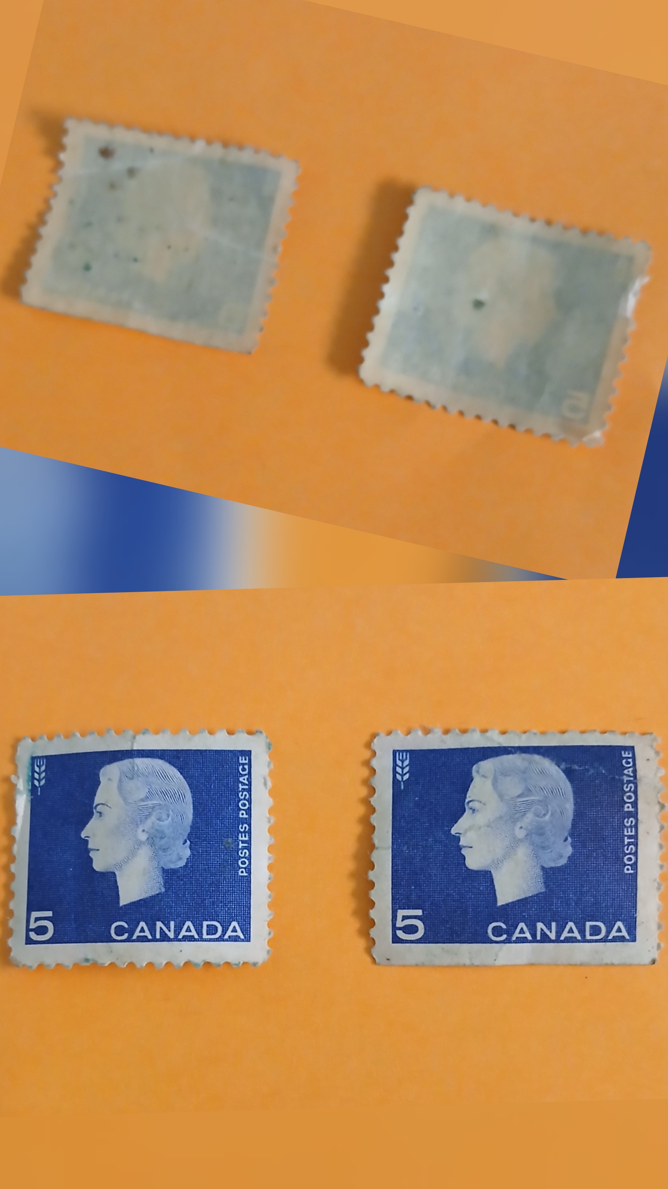 5 Cent Canadian Postage Stamps - Queen Elizabeth II - photo 2